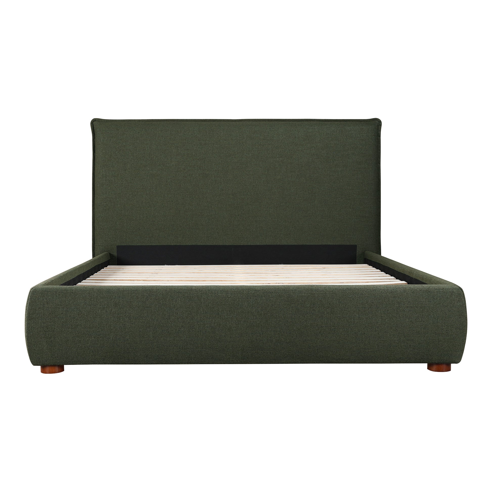 Moes Home Beds Luzon Green Scandinavian Furniture