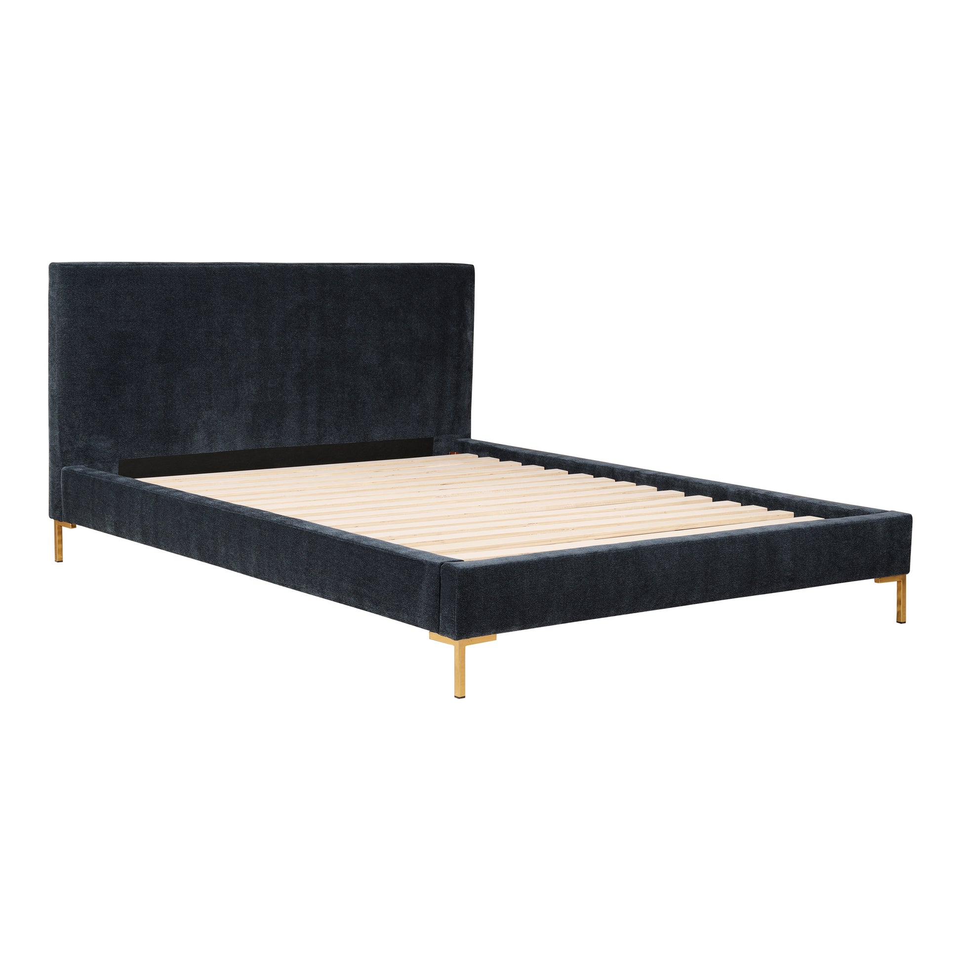 Moes Home Beds ASTRID Blue Contemporary Furniture