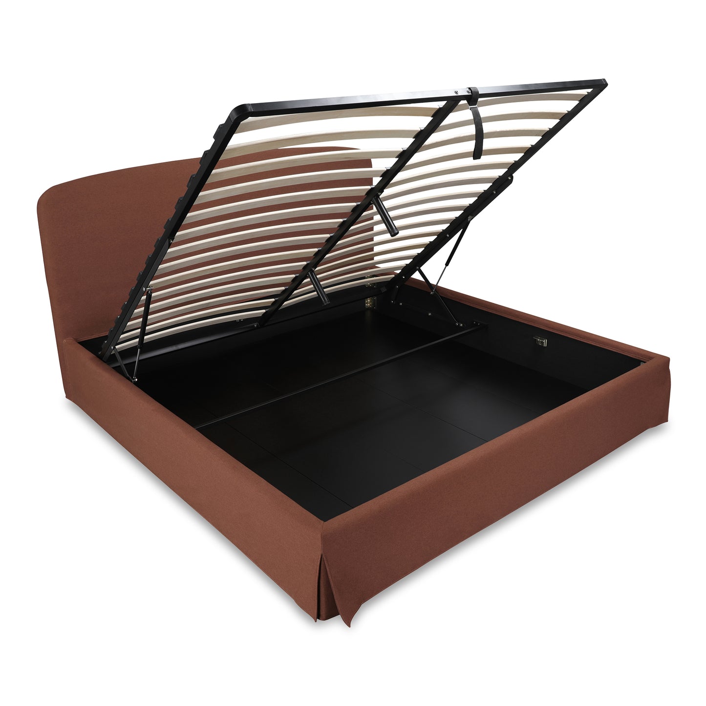 Moes Home Beds JOAN Brown Contemporary Furniture