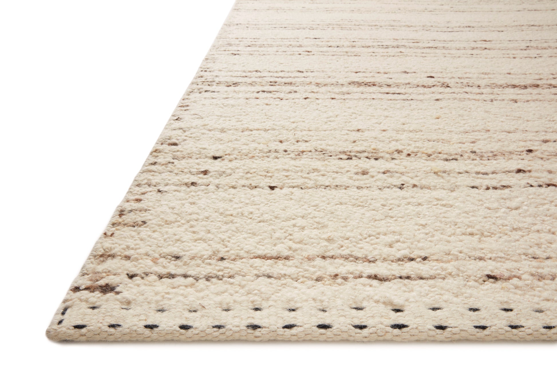 Loloi ROMAN ROM-02 Ivory Pebble Contemporary Hand Woven Rug