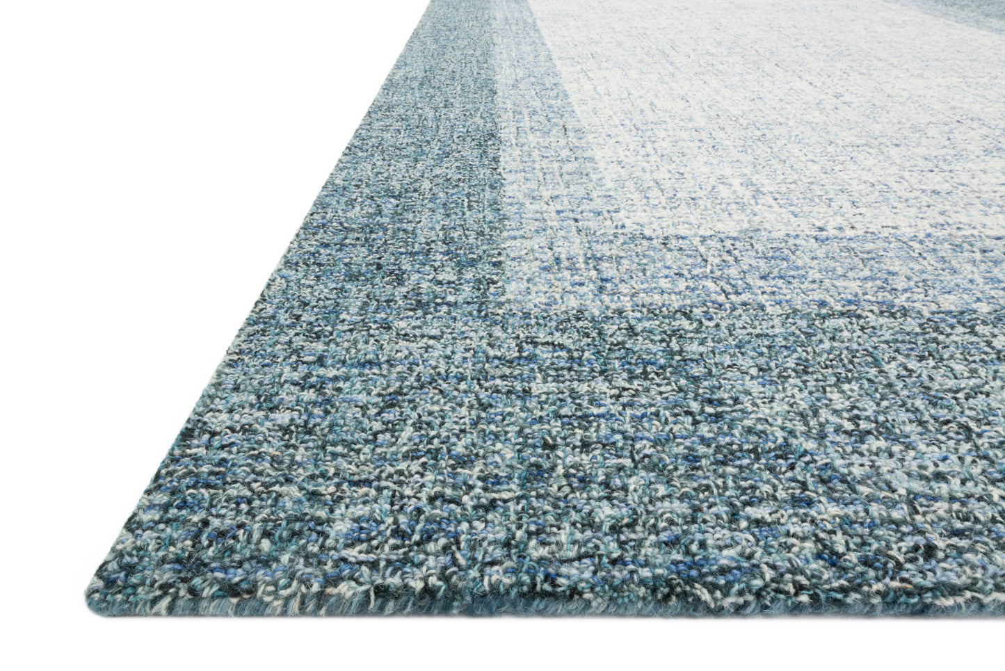 Loloi ROSINA ROI-01 Aqua Contemporary Hand Tufted Rug