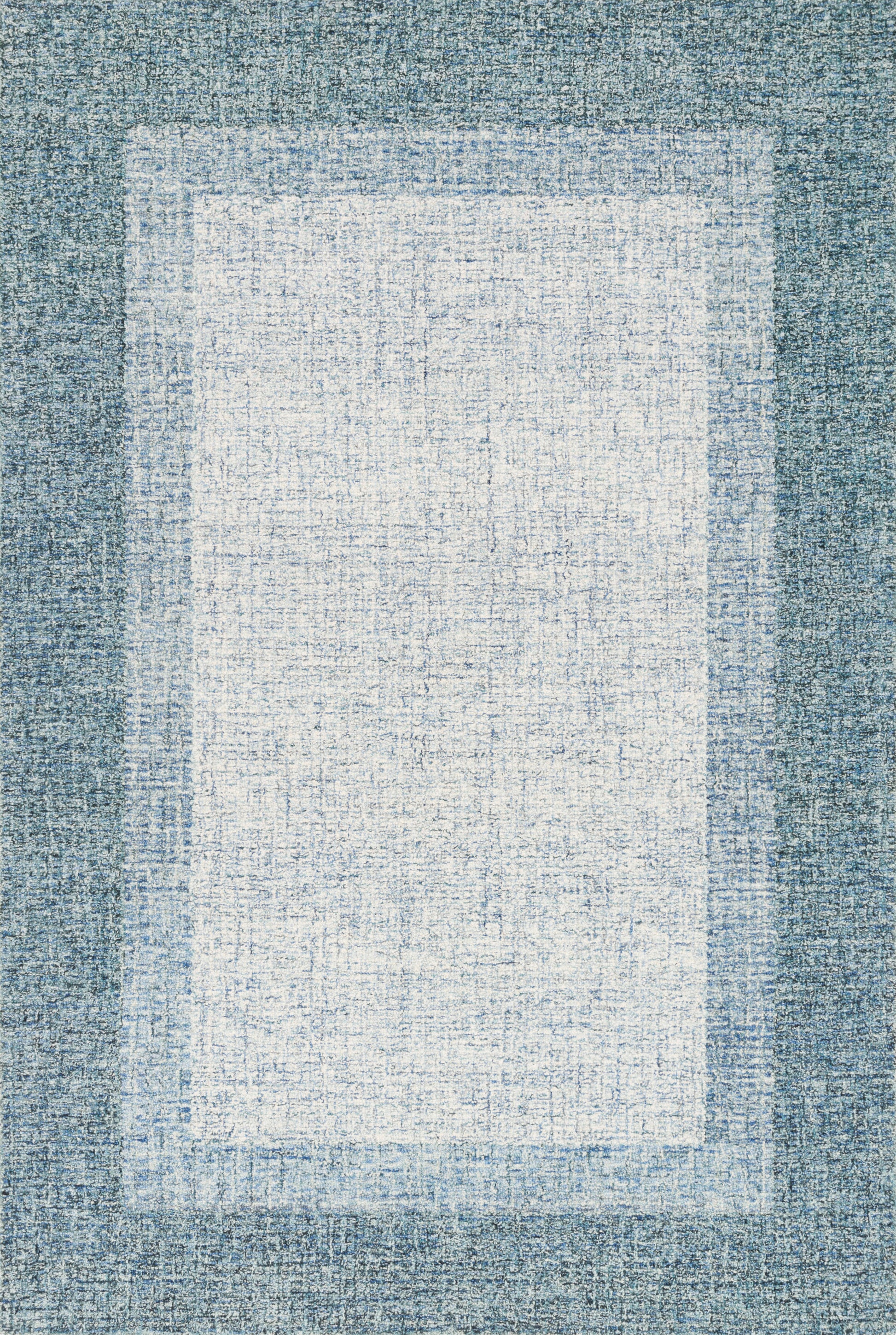 Loloi ROSINA ROI-01 Aqua Contemporary Hand Tufted Rug