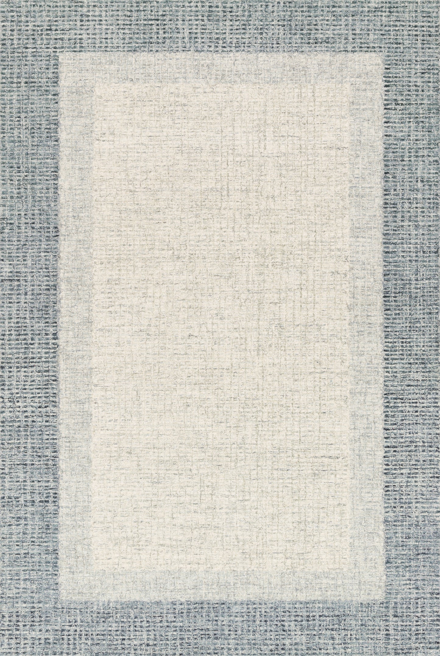 Loloi ROSINA ROI-01 Grey Blue Contemporary Hand Tufted Rug