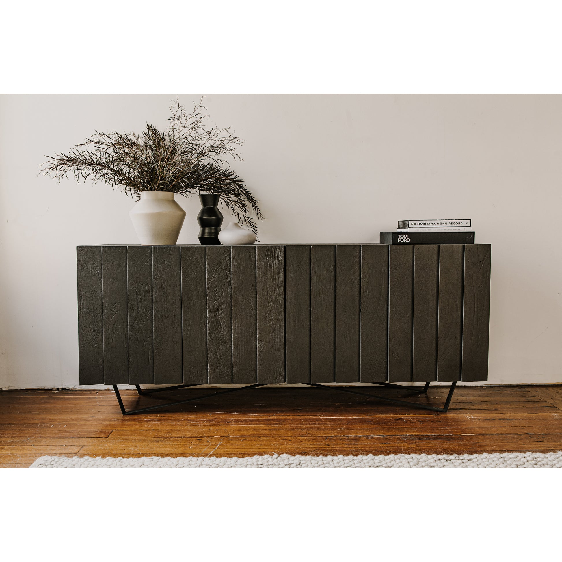 Moes Home Sideboards Brolio Grey Contemporary Furniture