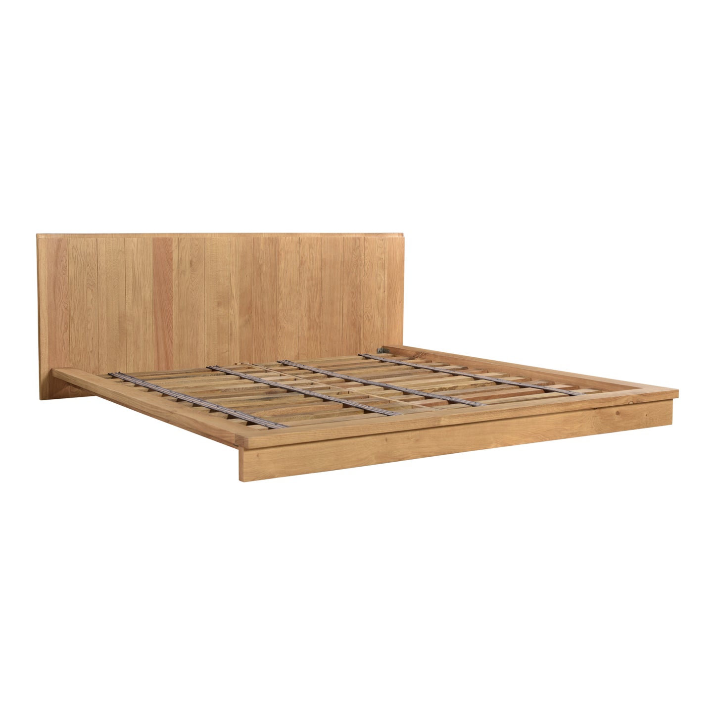 Moes Home Beds Plank Natural Mid-Century Modern Furniture