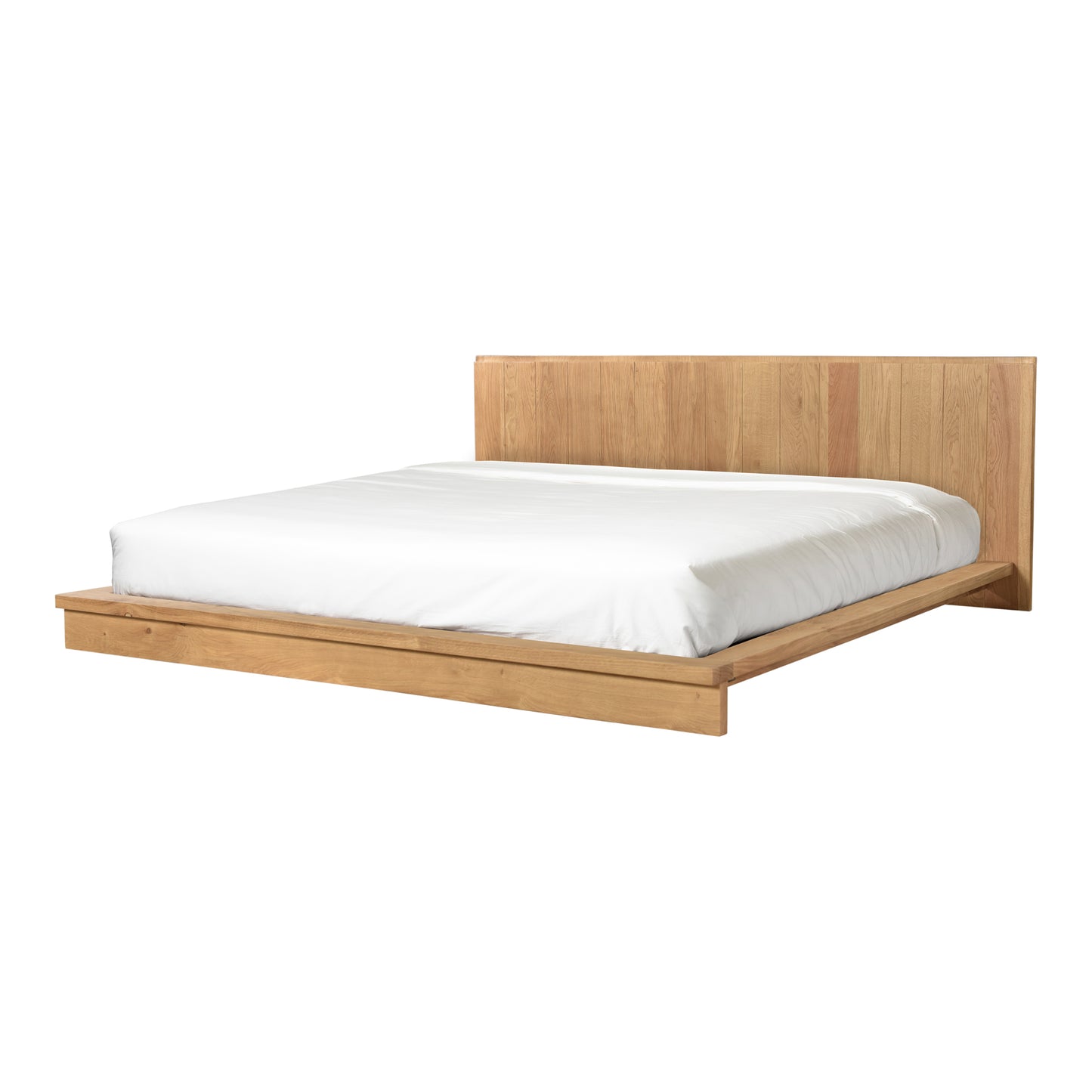 Moes Home Beds Plank Natural Mid-Century Modern Furniture