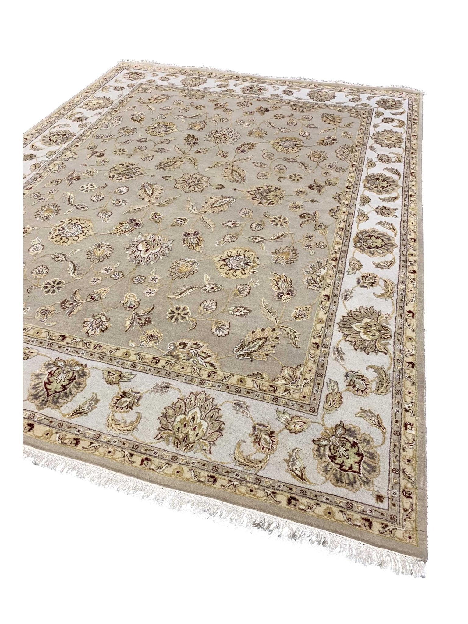 Artisan Winona Camel Ivory Traditional Knotted Rug - Rugs - Artisan - Atlanta Designer Rugs