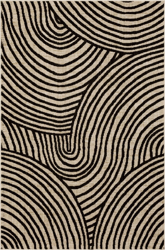 Bobby Berk Bobby Berk by Karastan (Series 3) 92440 Onyx Modern/Contemporary Machinemade Rug - Rugs - Bobby Berk - Atlanta Designer Rugs