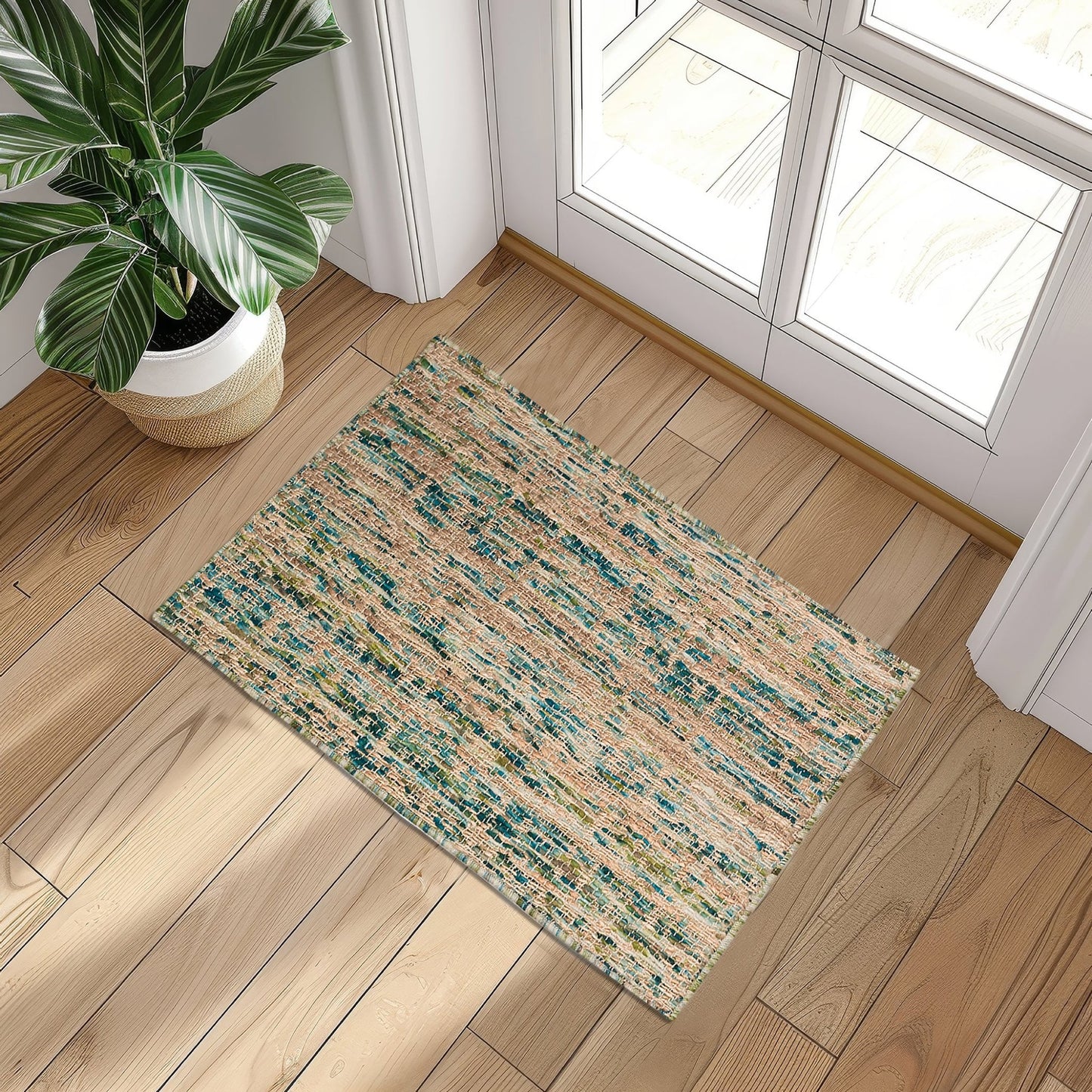 Dalyn Rugs Sahara SA1 Teal Transitional Rug - Rugs - Dalyn Rugs - Atlanta Designer Rugs