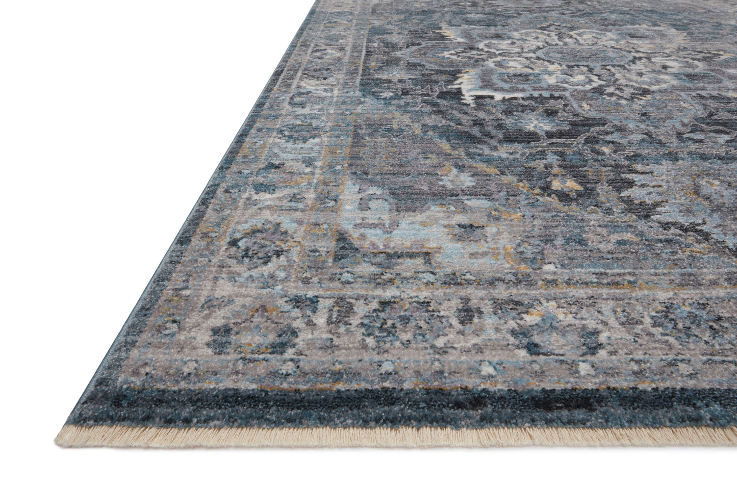 Loloi II Samra SAM-01 Denim Grey Transitional Power Loomed Rug