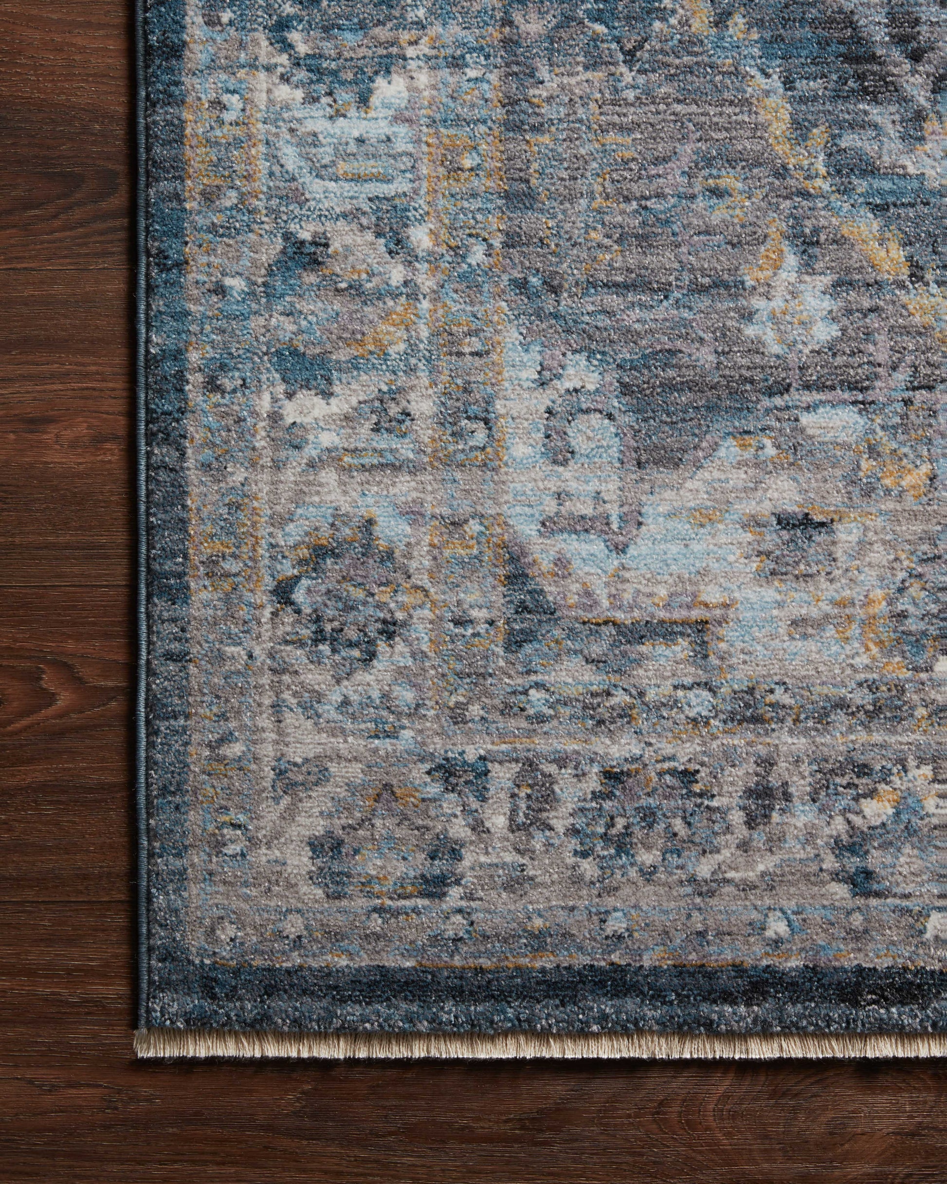 Loloi II Samra SAM-01 Denim Grey Transitional Power Loomed Rug