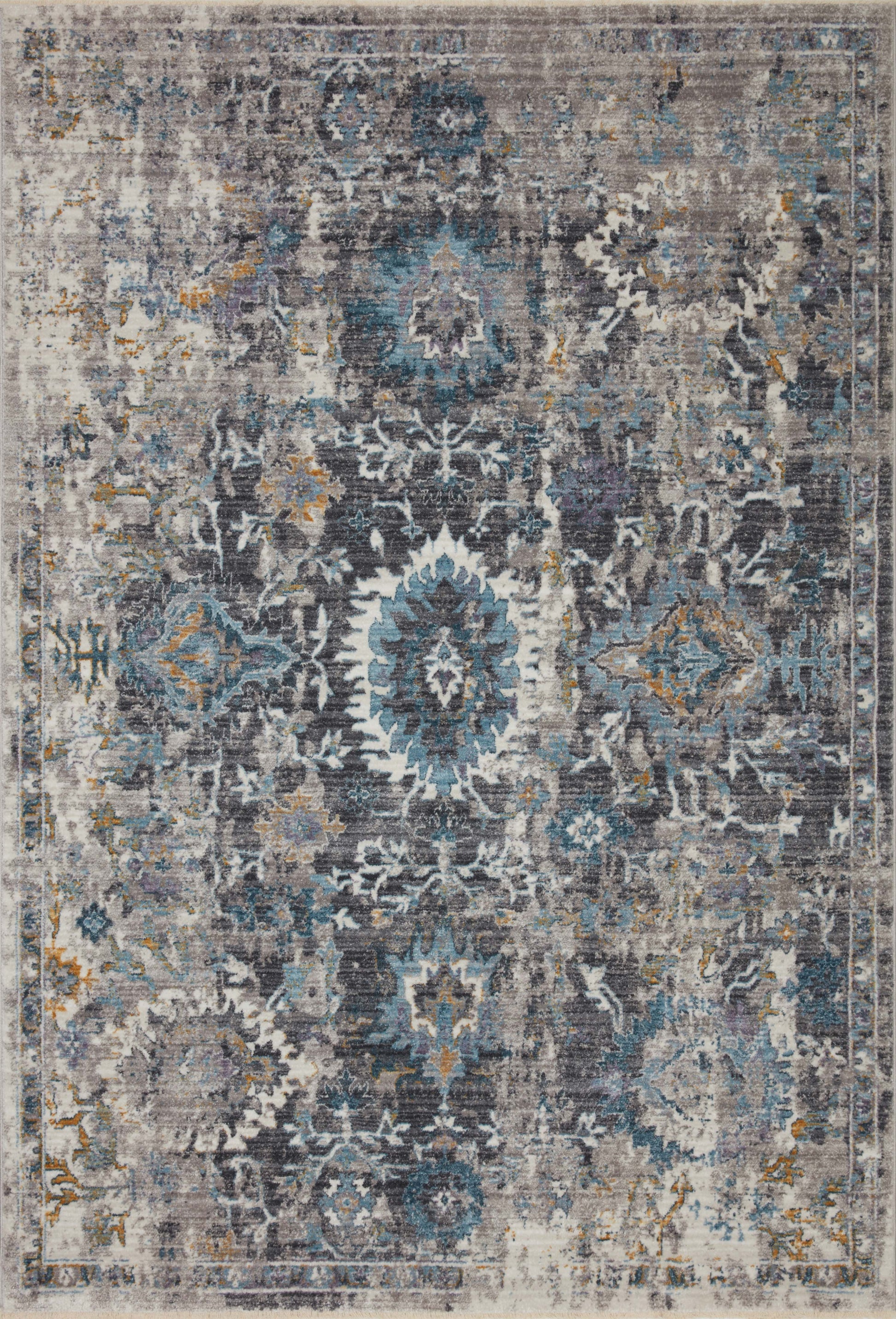 Loloi II Samra SAM-02 Grey Multi Transitional Power Loomed Rug