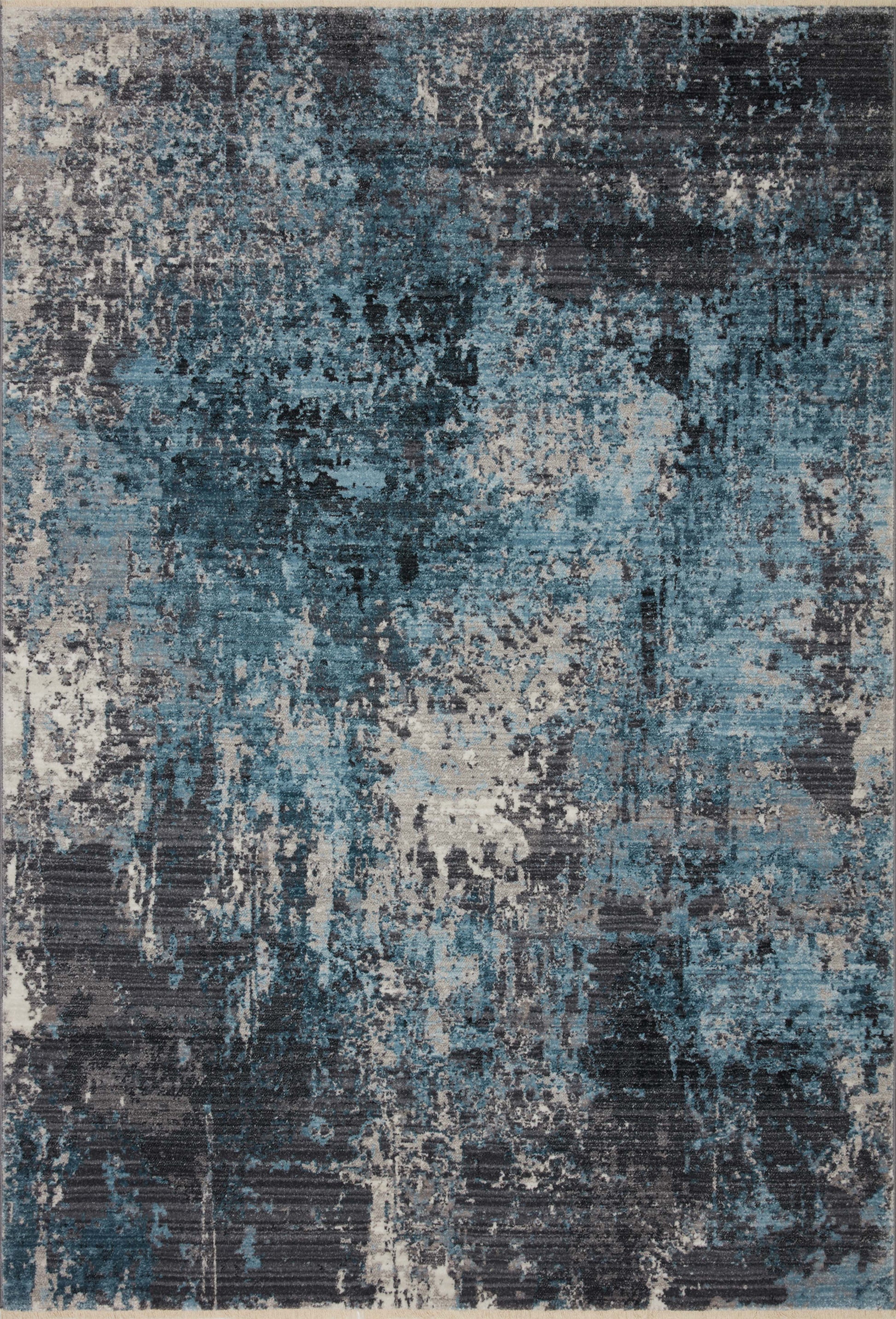 Loloi II Samra SAM-06 Charcoal Sky Transitional Power Loomed Rug