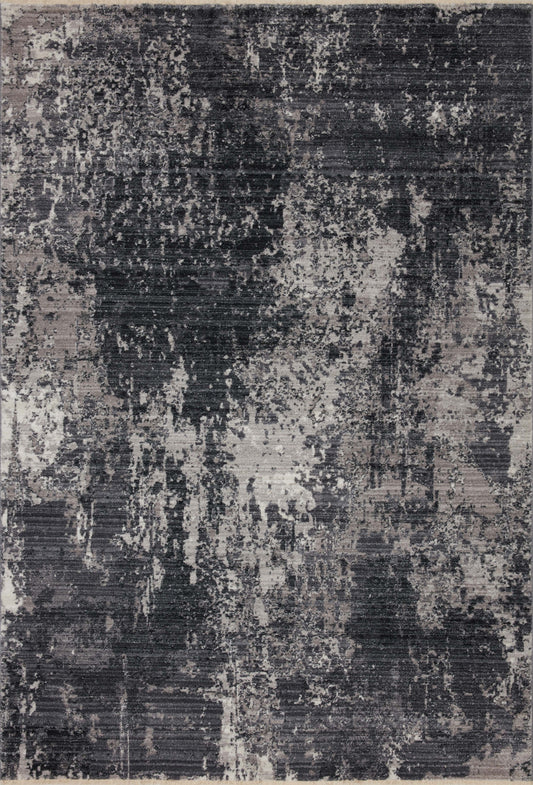 Loloi II Samra SAM-06 Charcoal Silver Transitional Power Loomed Rug