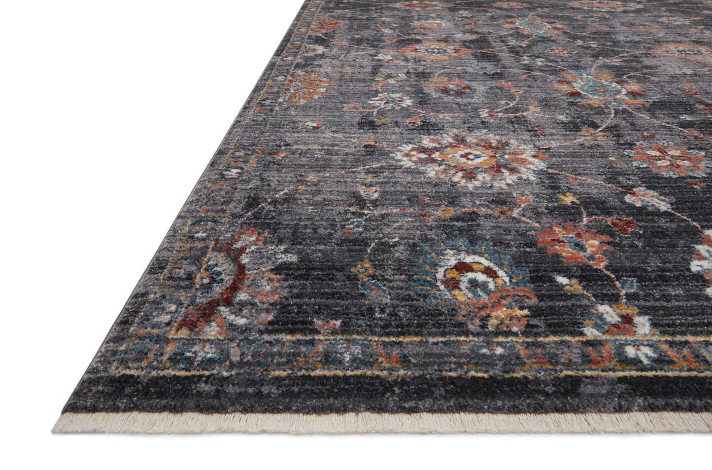 Loloi II Samra SAM-08 Charcoal Multi Transitional Power Loomed Rug