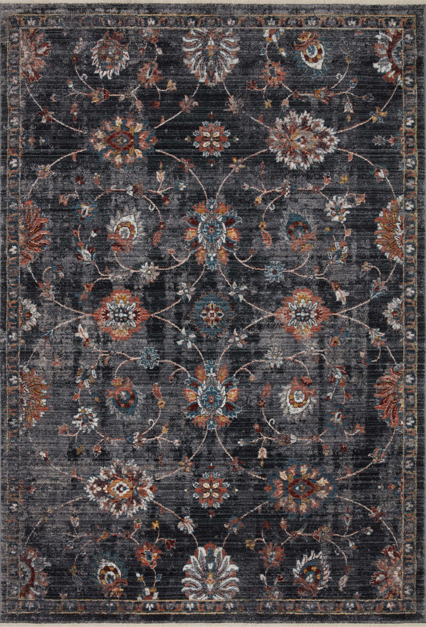 Loloi II Samra SAM-08 Charcoal Multi Transitional Power Loomed Rug