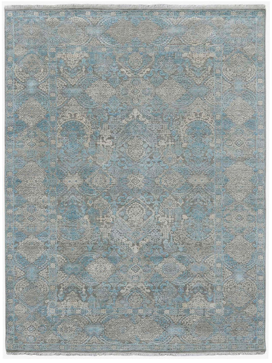 Limited Shoreham SHO - 154 Silver Sand Transitional Knotted Rug - Rugs - Limited - Atlanta Designer Rugs