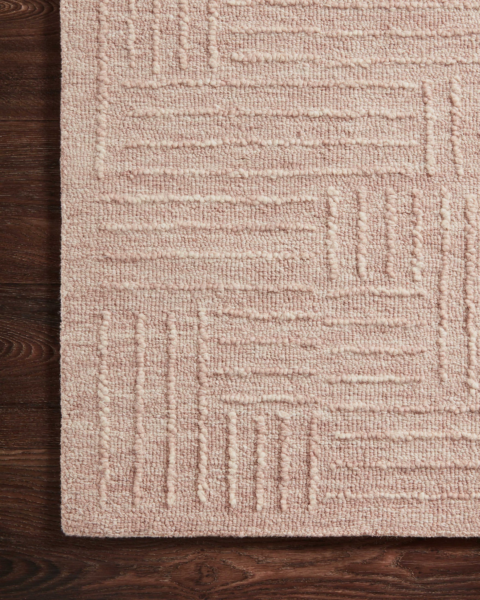 Magnolia Home Sarah SAR-02 Blush Contemporary Hand Tufted Rug