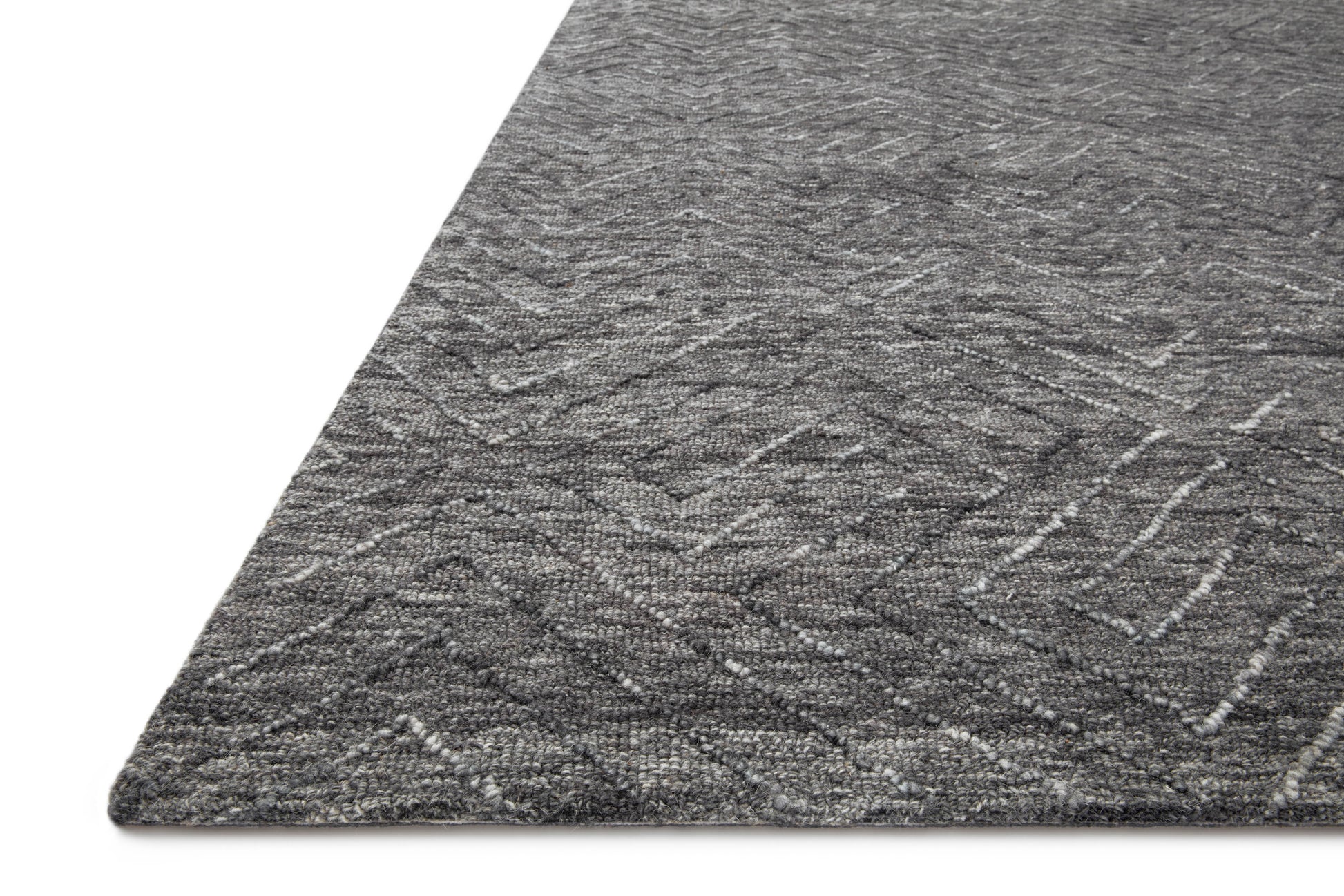 Magnolia Home Sarah SAR-03 Charcoal Contemporary Hand Tufted Rug