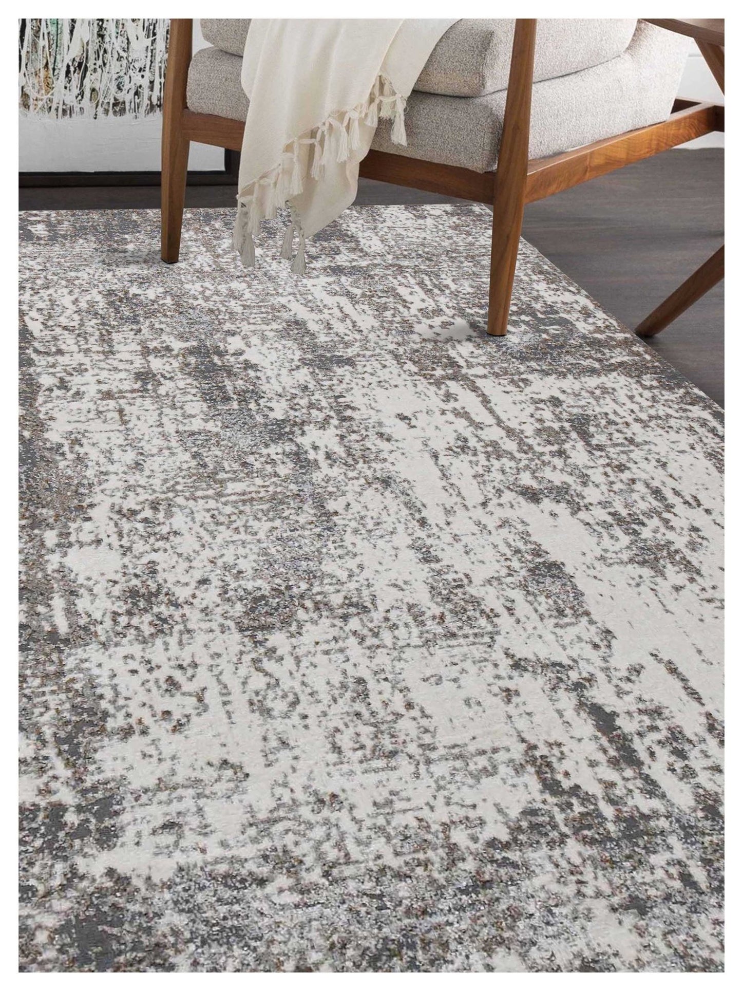 Limited Salisbury SAC - 452 IVORY GRAY Transitional Machinemade Rug - Rugs - Limited - Atlanta Designer Rugs