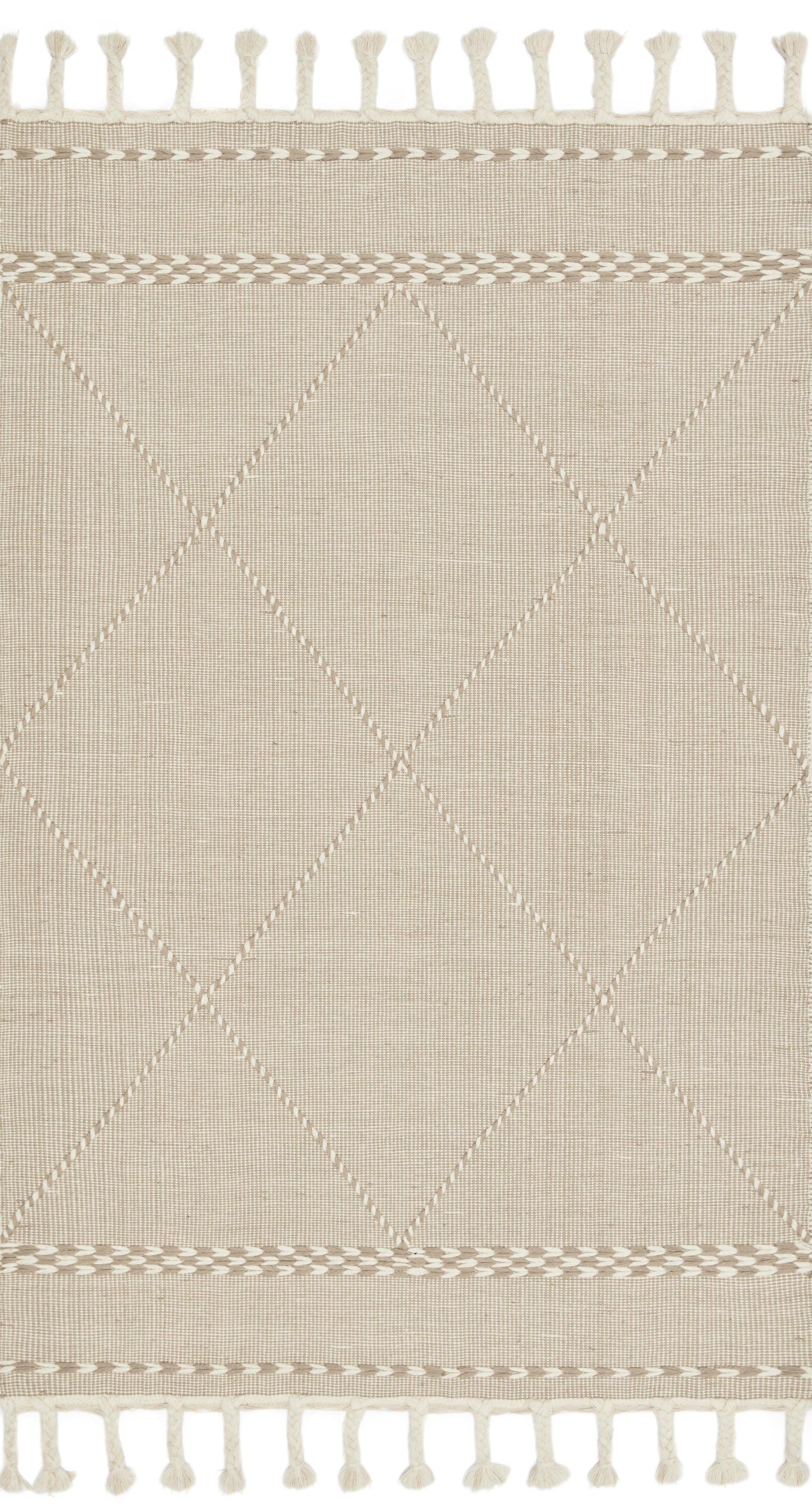 Loloi II Sawyer SAW-03 Sand Contemporary Hand Loomed Rug