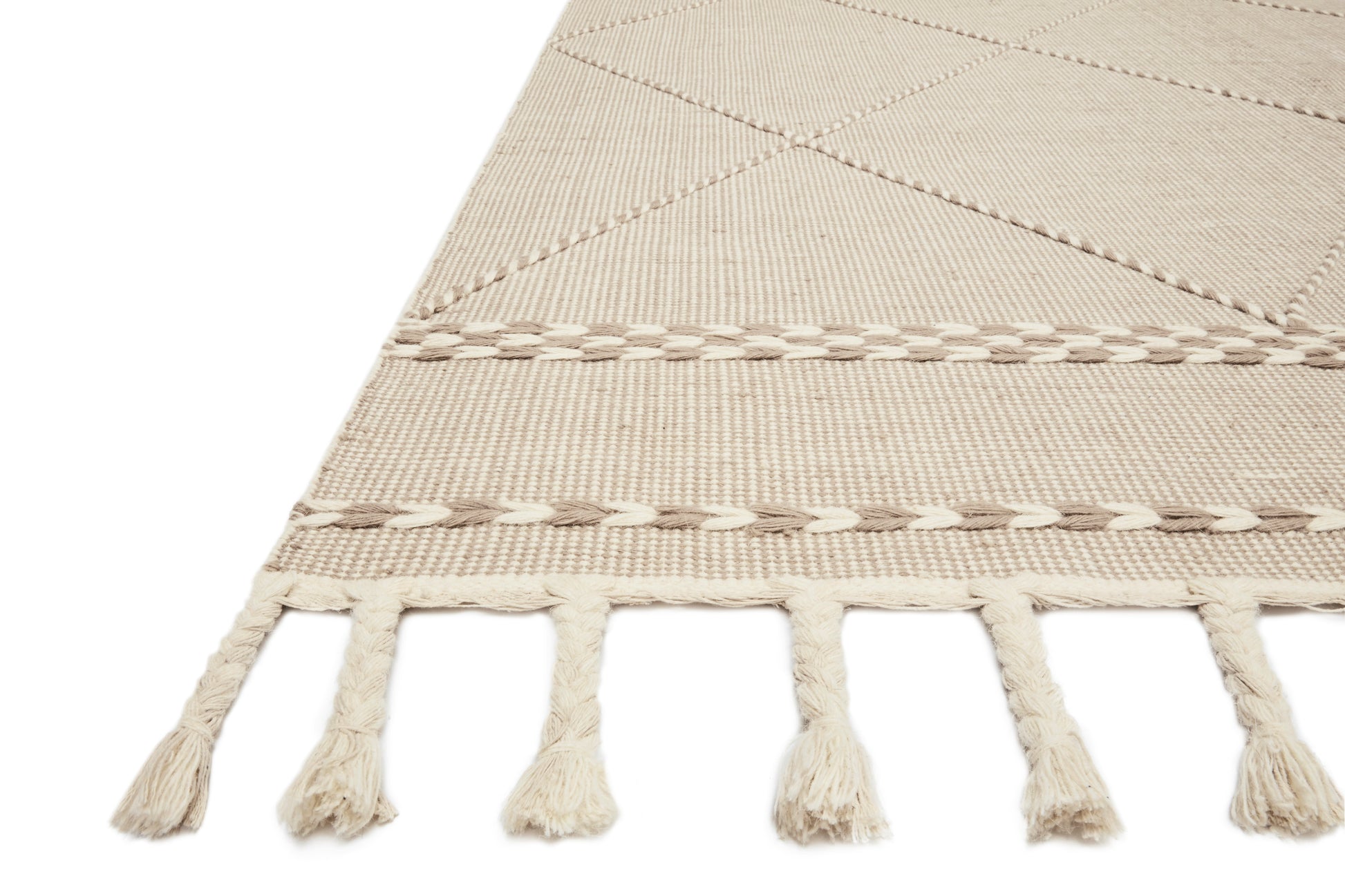 Loloi II Sawyer SAW-03 Sand Contemporary Hand Loomed Rug