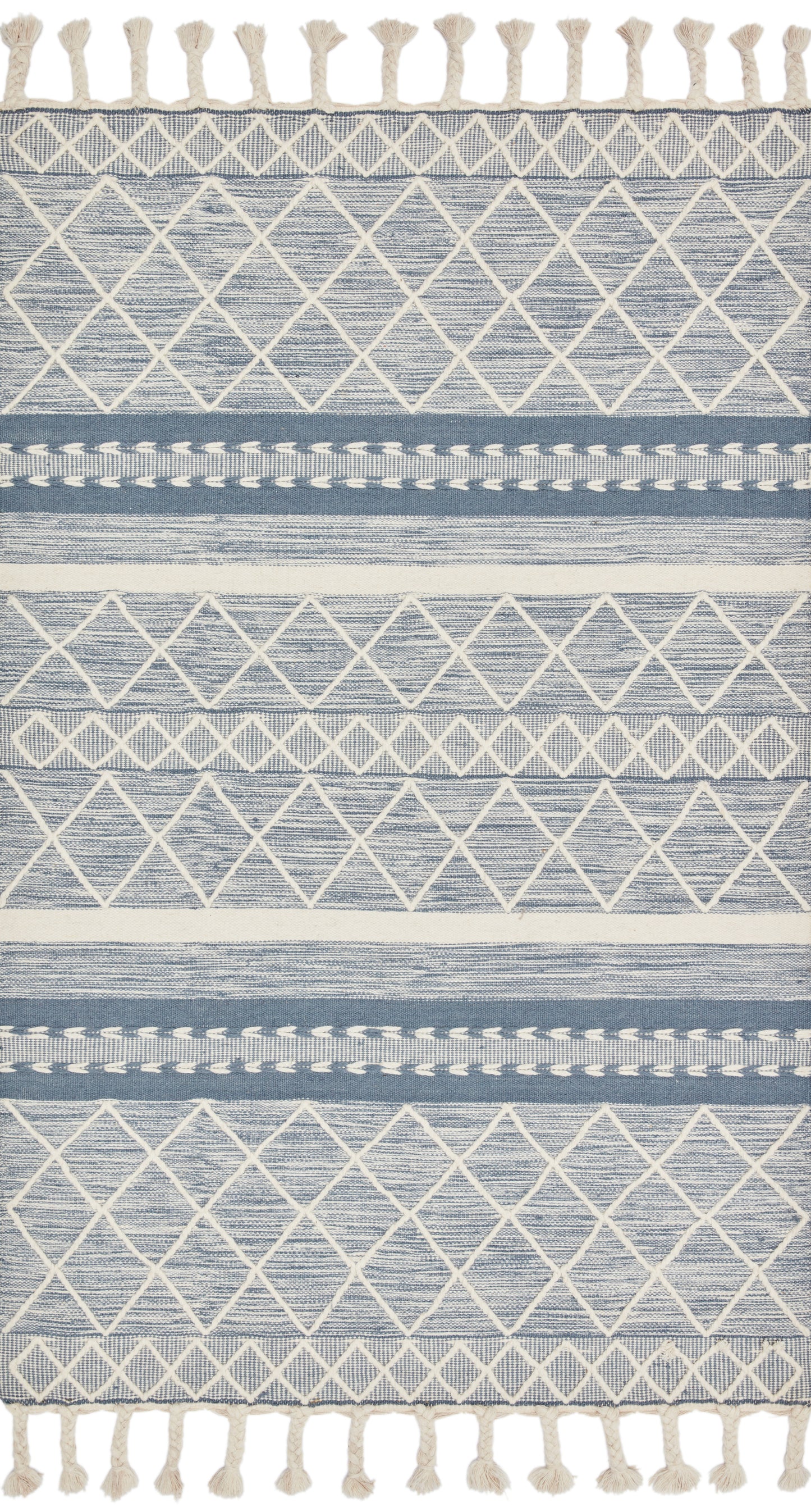 Loloi II Sawyer SAW-04 Teal Contemporary Hand Loomed Rug