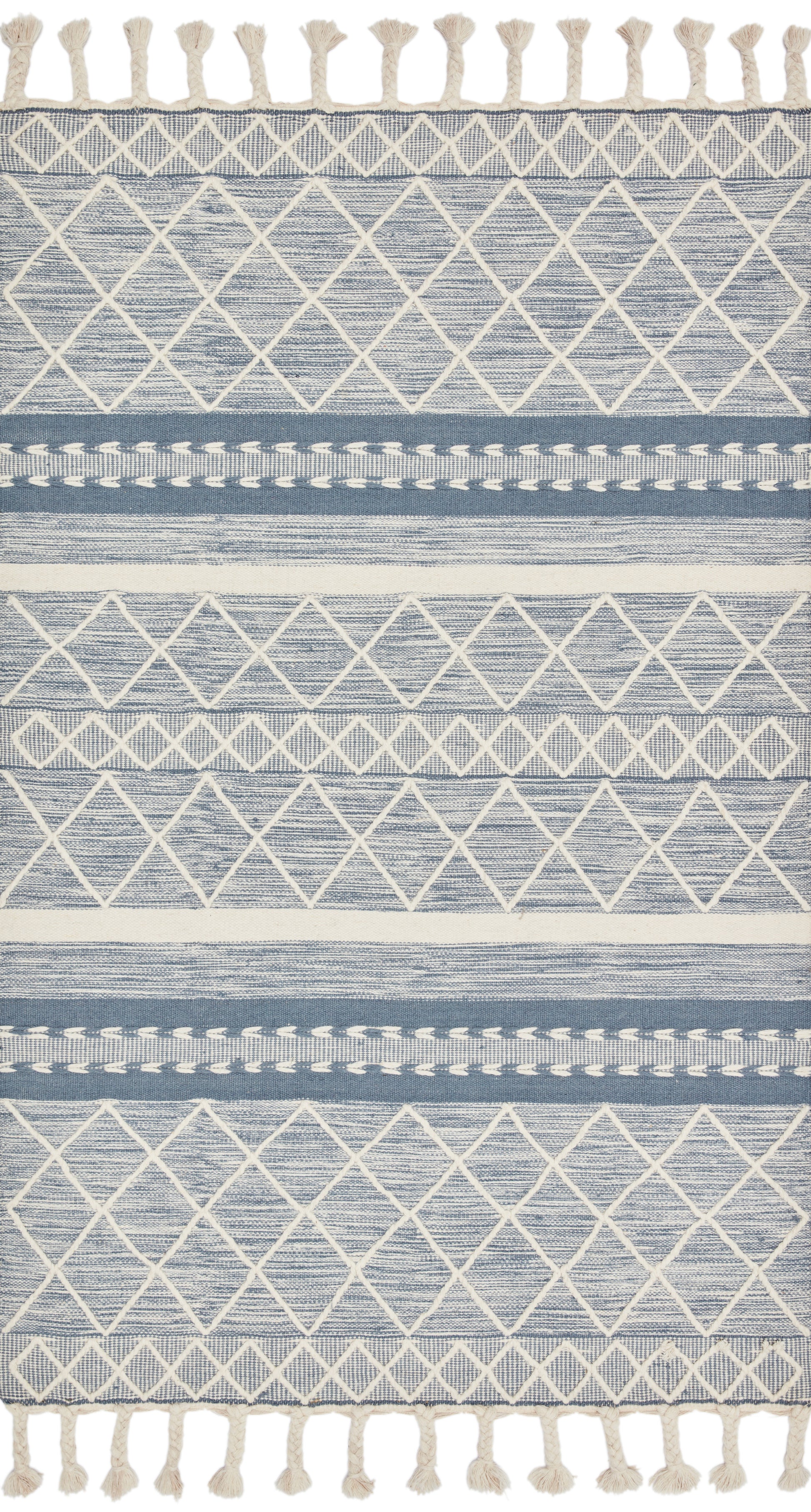 Loloi II Sawyer SAW-04 Teal Contemporary Hand Loomed Rug