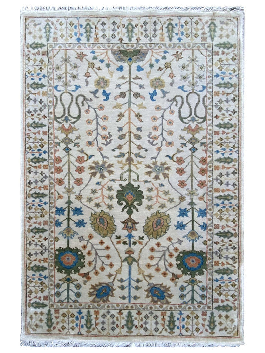 Artisan Cameron Ivory Traditional Knotted Rug - Rugs - Artisan - Atlanta Designer Rugs