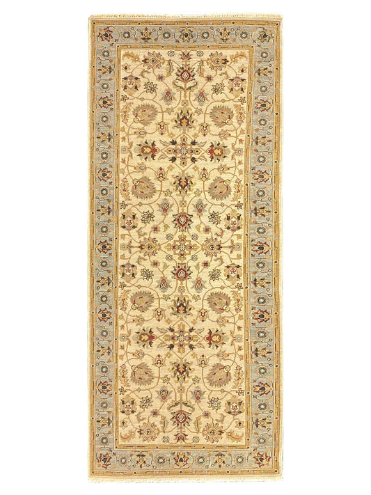 Artisan Sandra Ivory Lt.Blue Traditional Knotted Rug - Rugs - Artisan - Atlanta Designer Rugs