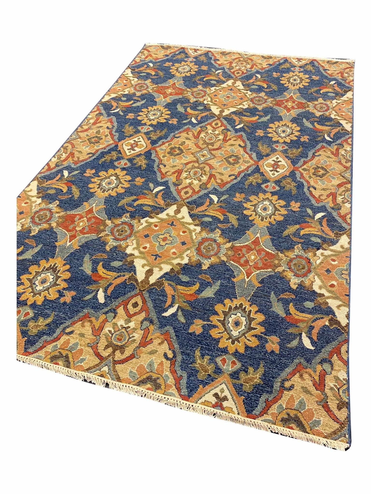 Artisan Sandra Navy Traditional Knotted Rug - Rugs - Artisan - Atlanta Designer Rugs