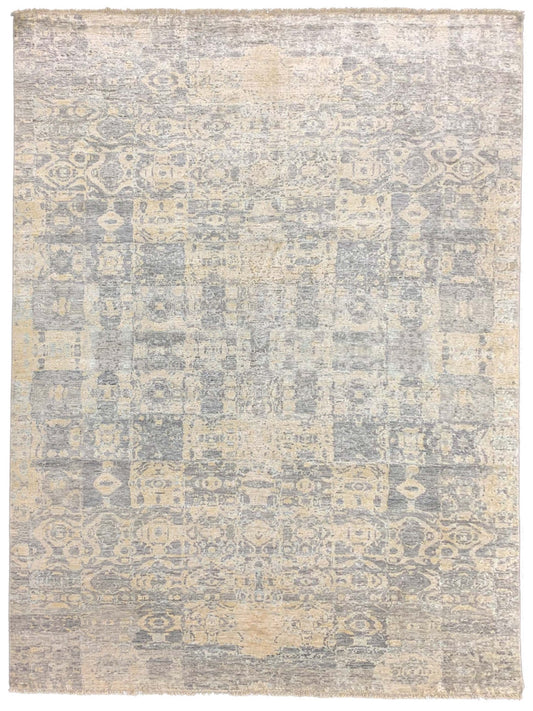 Artisan Pamela Lt.Gold Lt.Grey Transitional Knotted Rug - Rugs - Artisan - Atlanta Designer Rugs