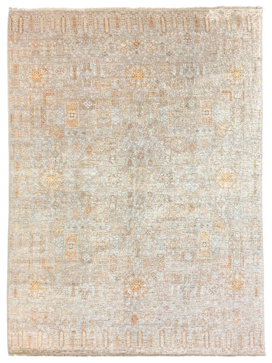 Artisan Vivica Multi Taupe Transitional Knotted Rug - Rugs - Artisan - Atlanta Designer Rugs