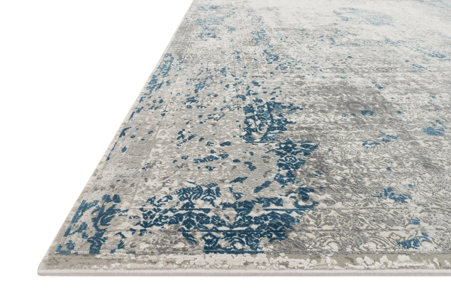 Loloi SIENNE SIE-01 Dove Ocean Contemporary Power Loomed Rug