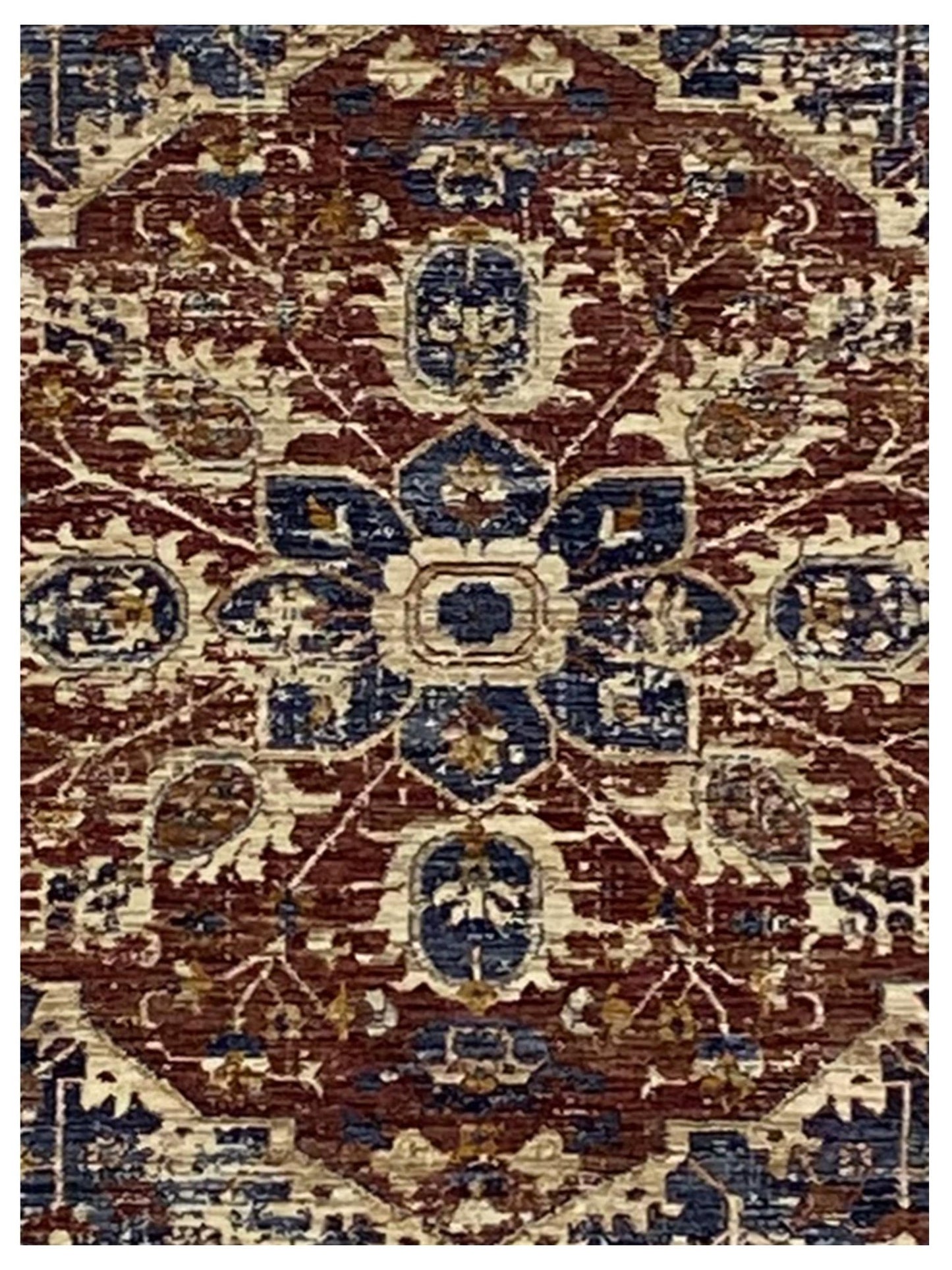 Artisan Stana Blue Red Traditional Machinemade Rug - Rugs - Artisan - Atlanta Designer Rugs