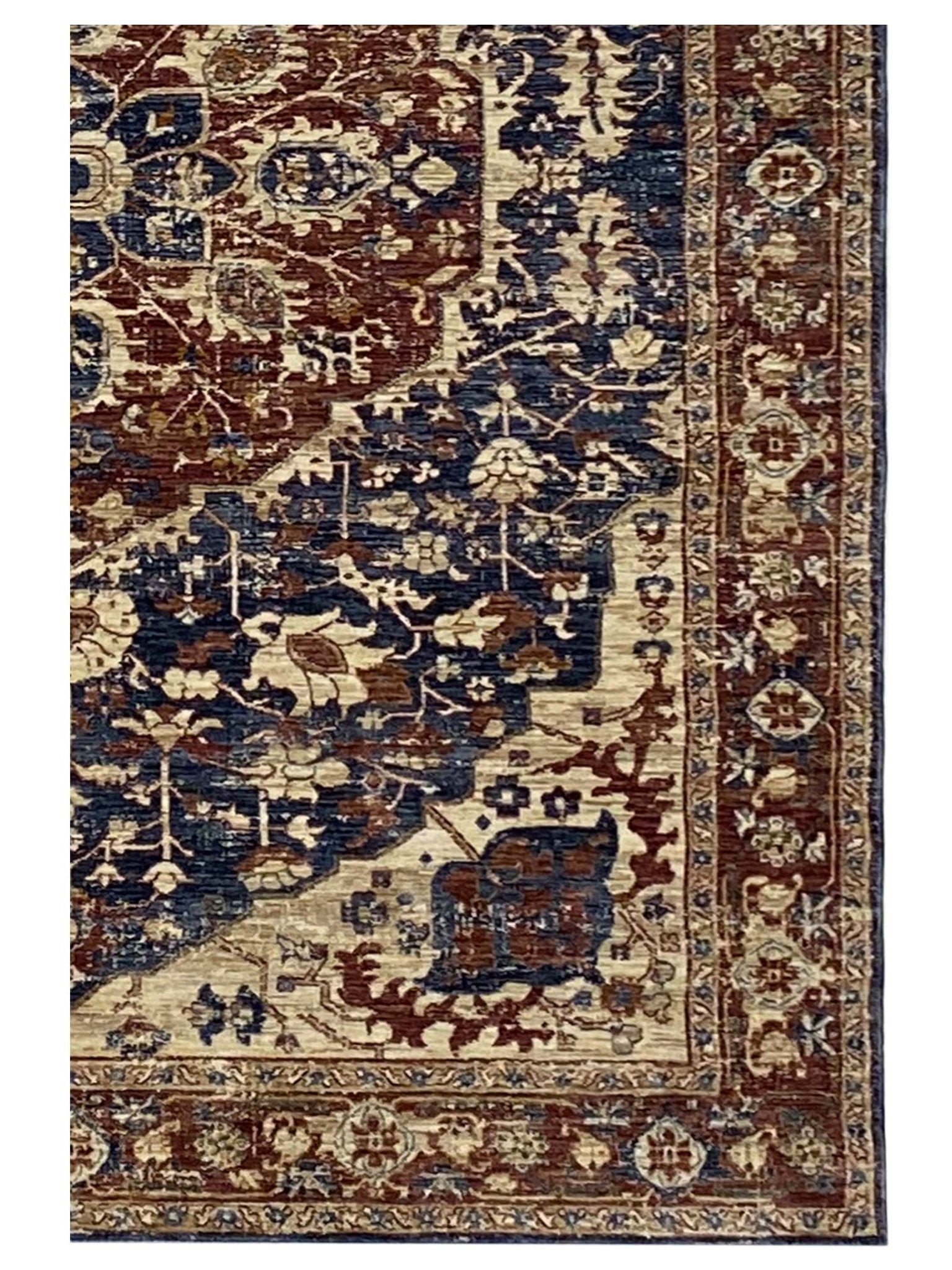 Artisan Stana Blue Red Traditional Machinemade Rug - Rugs - Artisan - Atlanta Designer Rugs