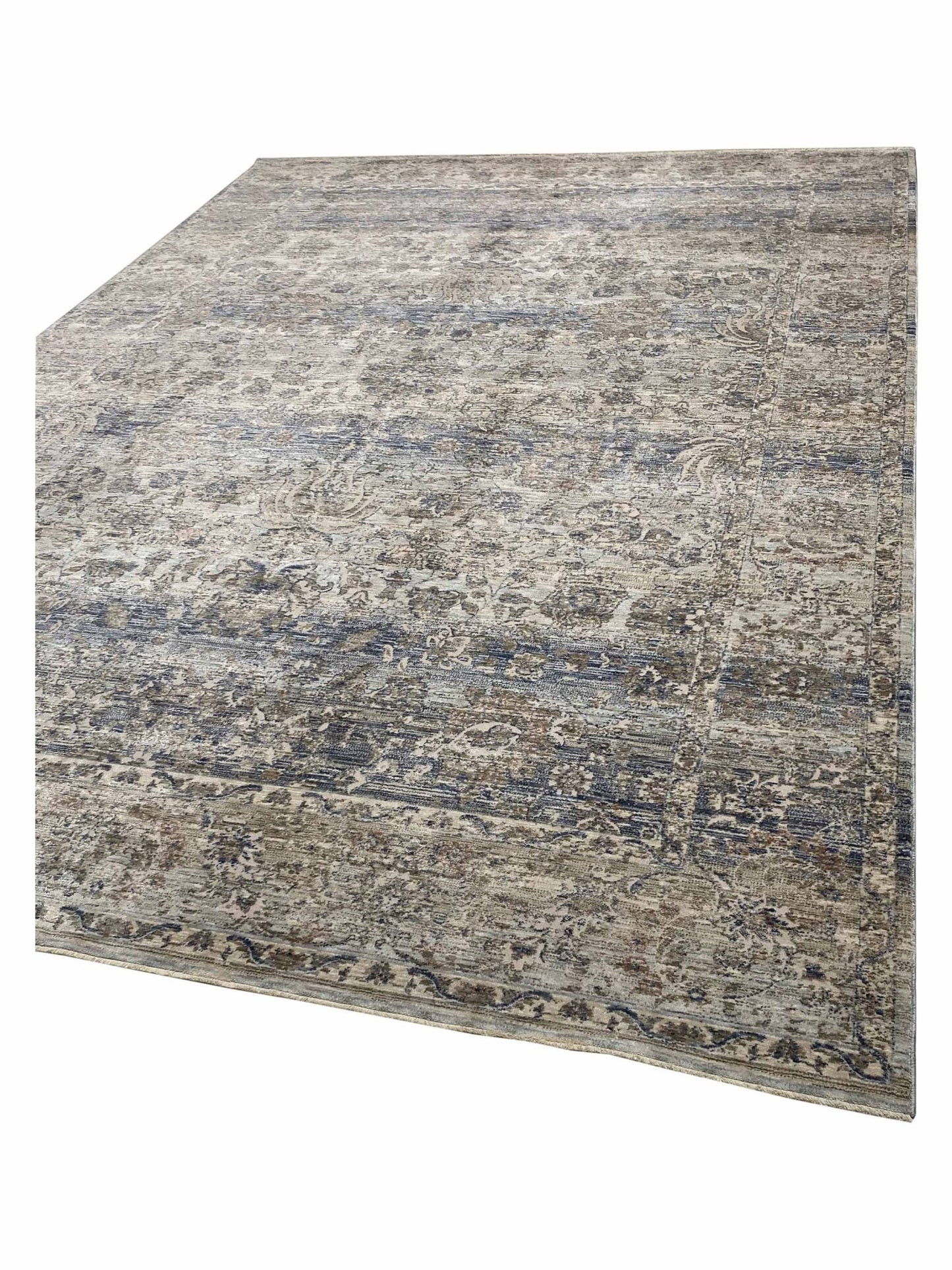 Artisan Stana Ivory Blue Traditional Machinemade Rug - Rugs - Artisan - Atlanta Designer Rugs