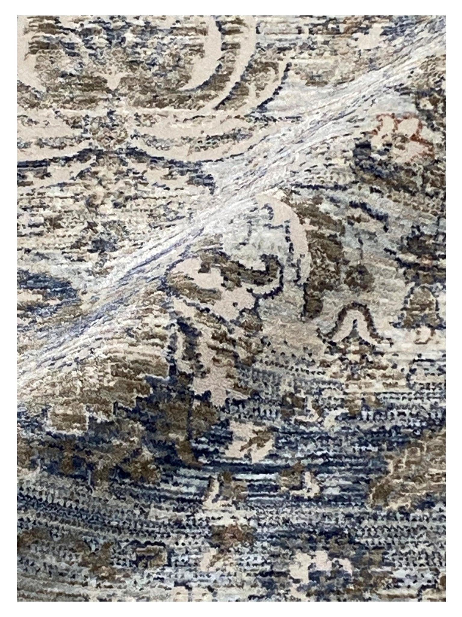 Artisan Stana Ivory Blue Traditional Machinemade Rug - Rugs - Artisan - Atlanta Designer Rugs