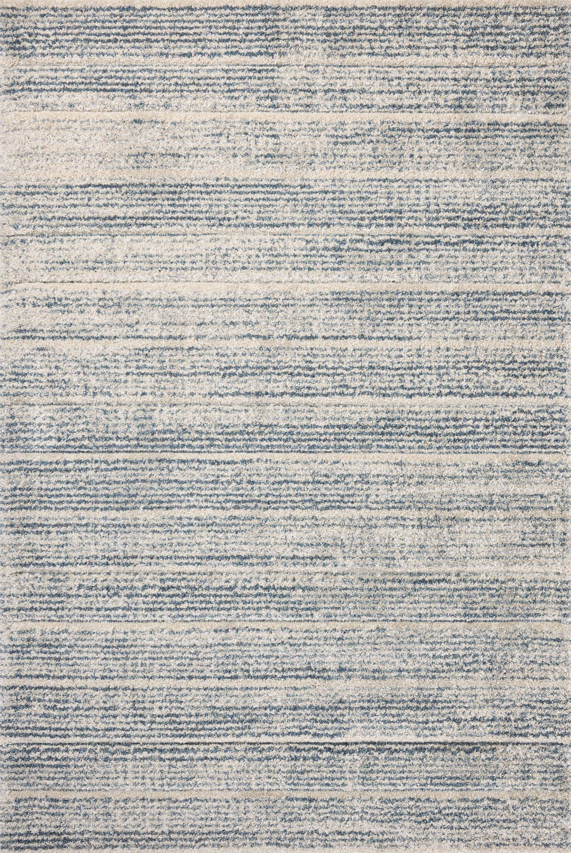 Loloi Silas SLA-03 Oatmeal Blue Traditional Power Loomed Rug