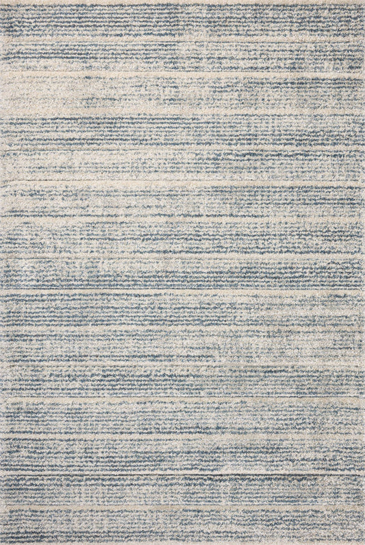 Loloi Silas SLA-03 Oatmeal Blue Traditional Power Loomed Rug