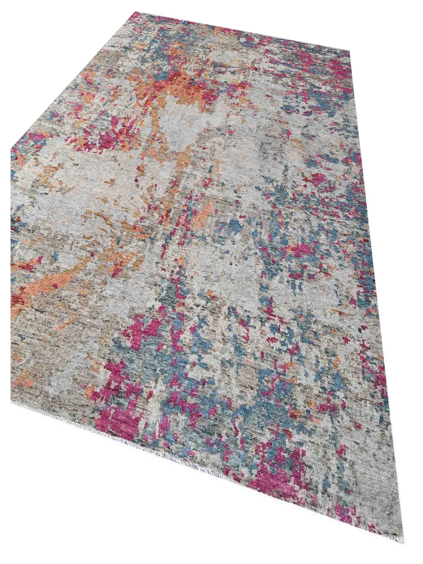 Artisan Vintage Modern  Multi  Transitional Knotted Rug