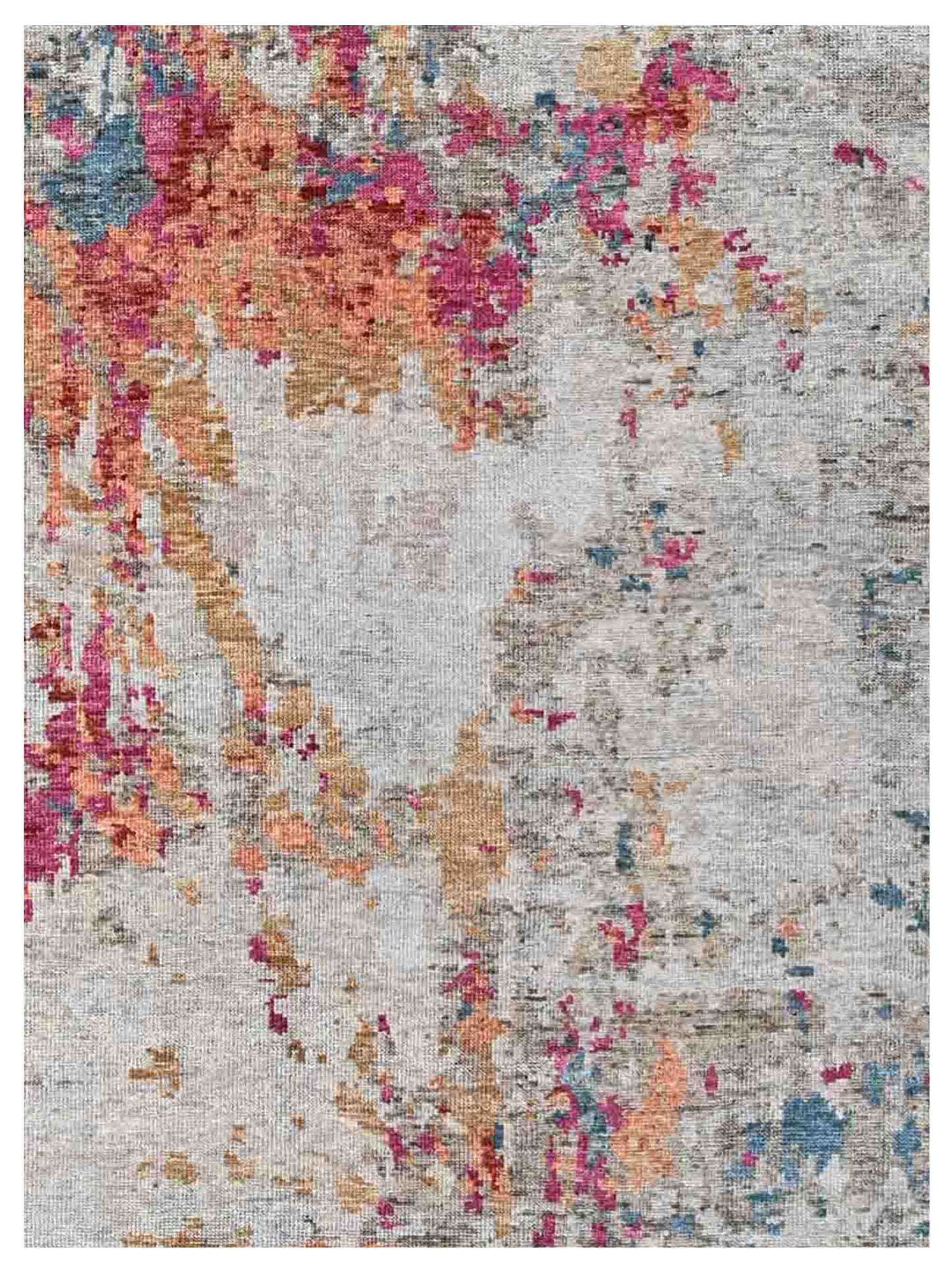 Artisan Vintage Modern  Multi  Transitional Knotted Rug