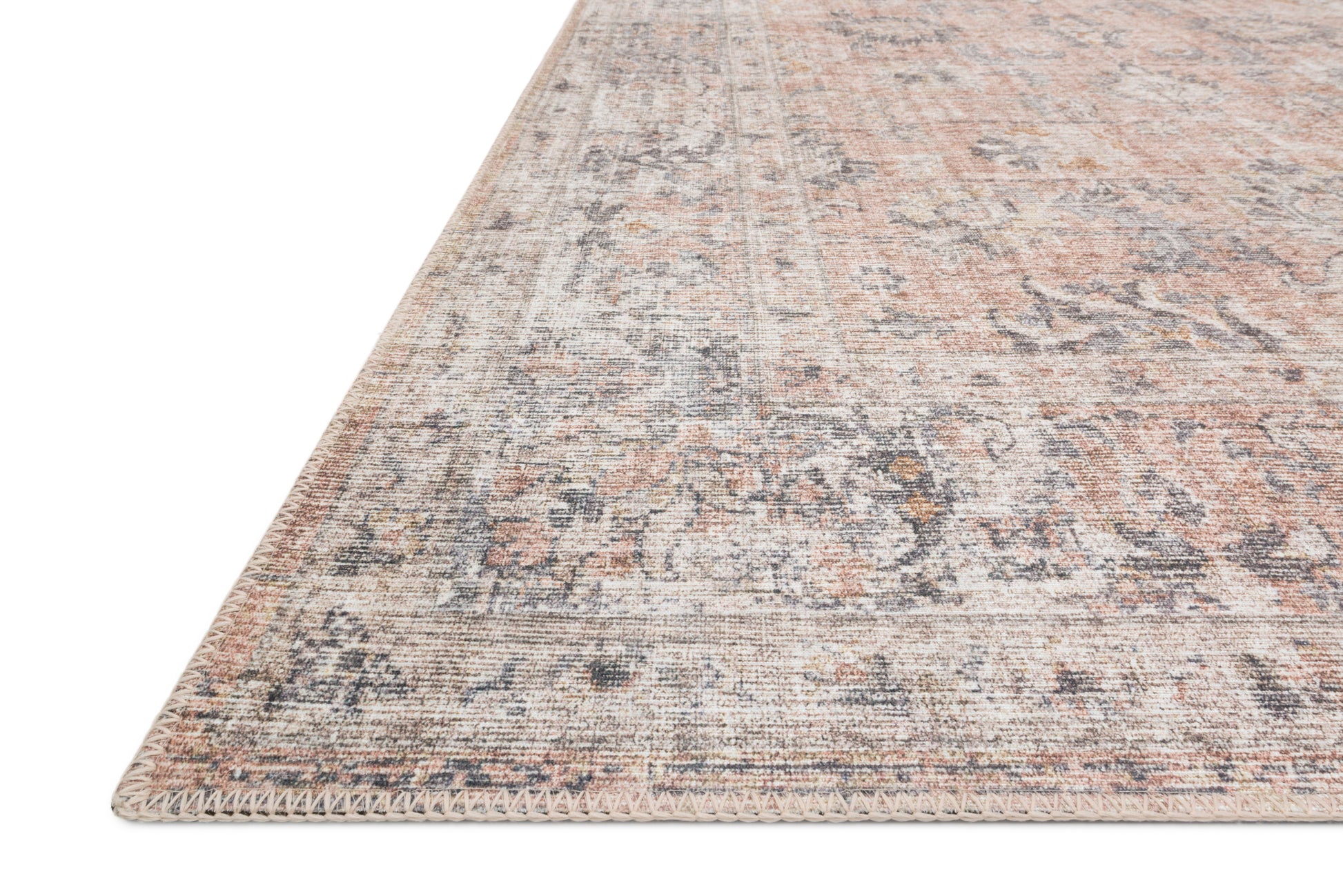 Loloi II Skye SKY-01 Blush Grey Traditional Power Loomed Rug