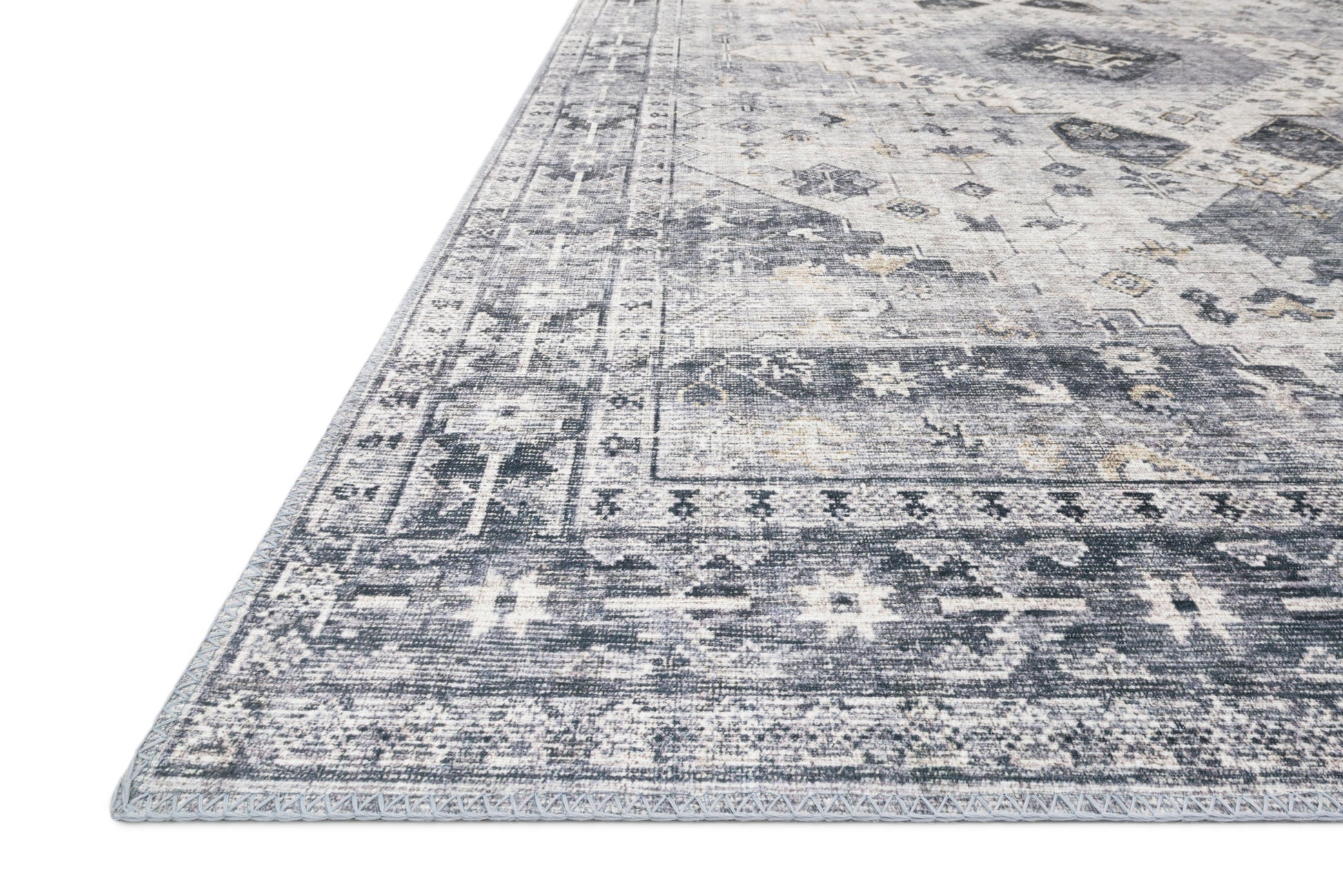 Loloi II Skye SKY-02 Silver Grey Traditional Power Loomed Rug