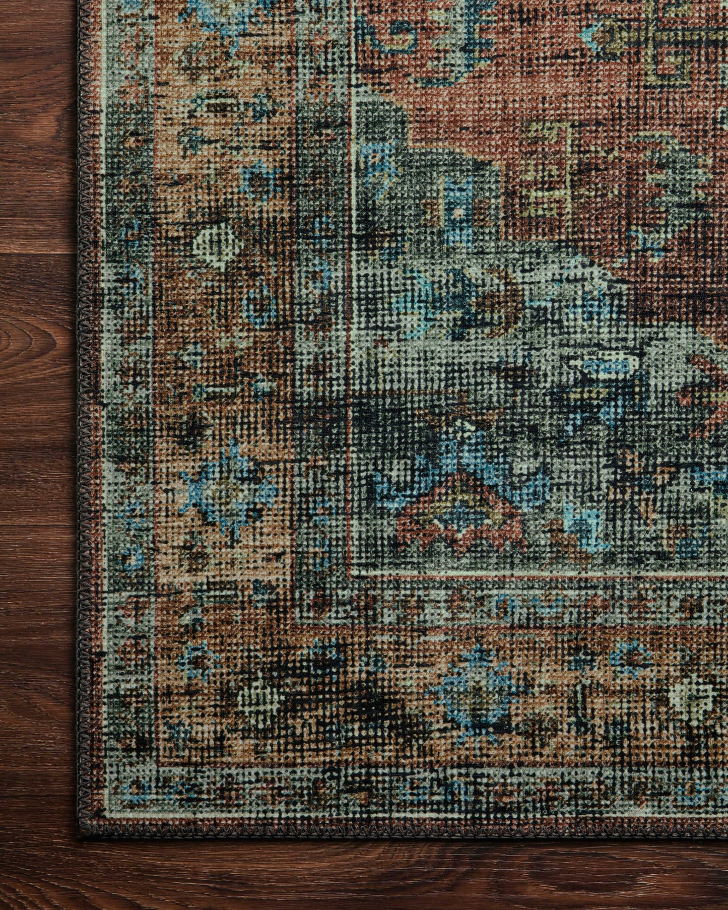 Loloi II Skye SKY-07 Terracotta Sky Traditional Power Loomed Rug