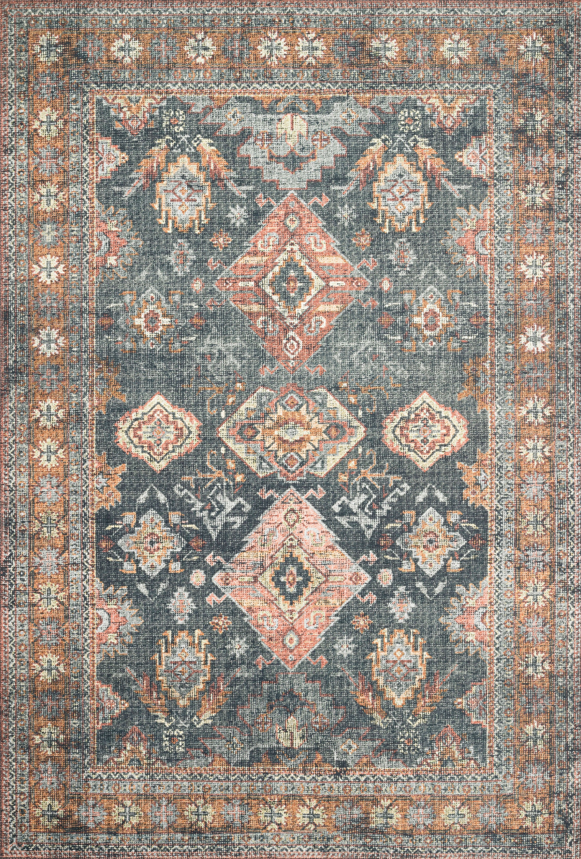 Loloi II Skye SKY-10 Sea Rust Traditional Power Loomed Rug