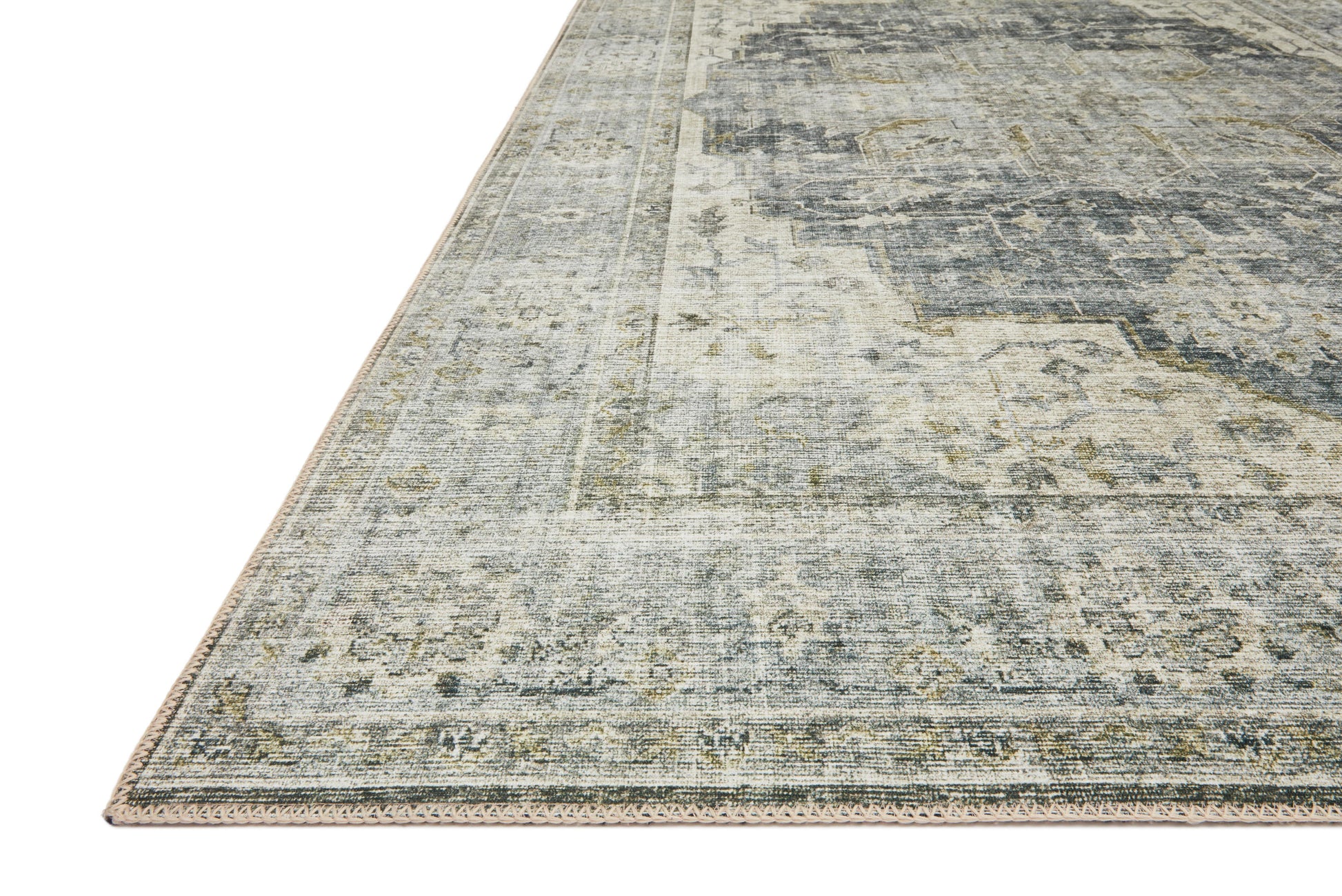 Loloi II Skye SKY-12 Charcoal Dove Traditional Power Loomed Rug