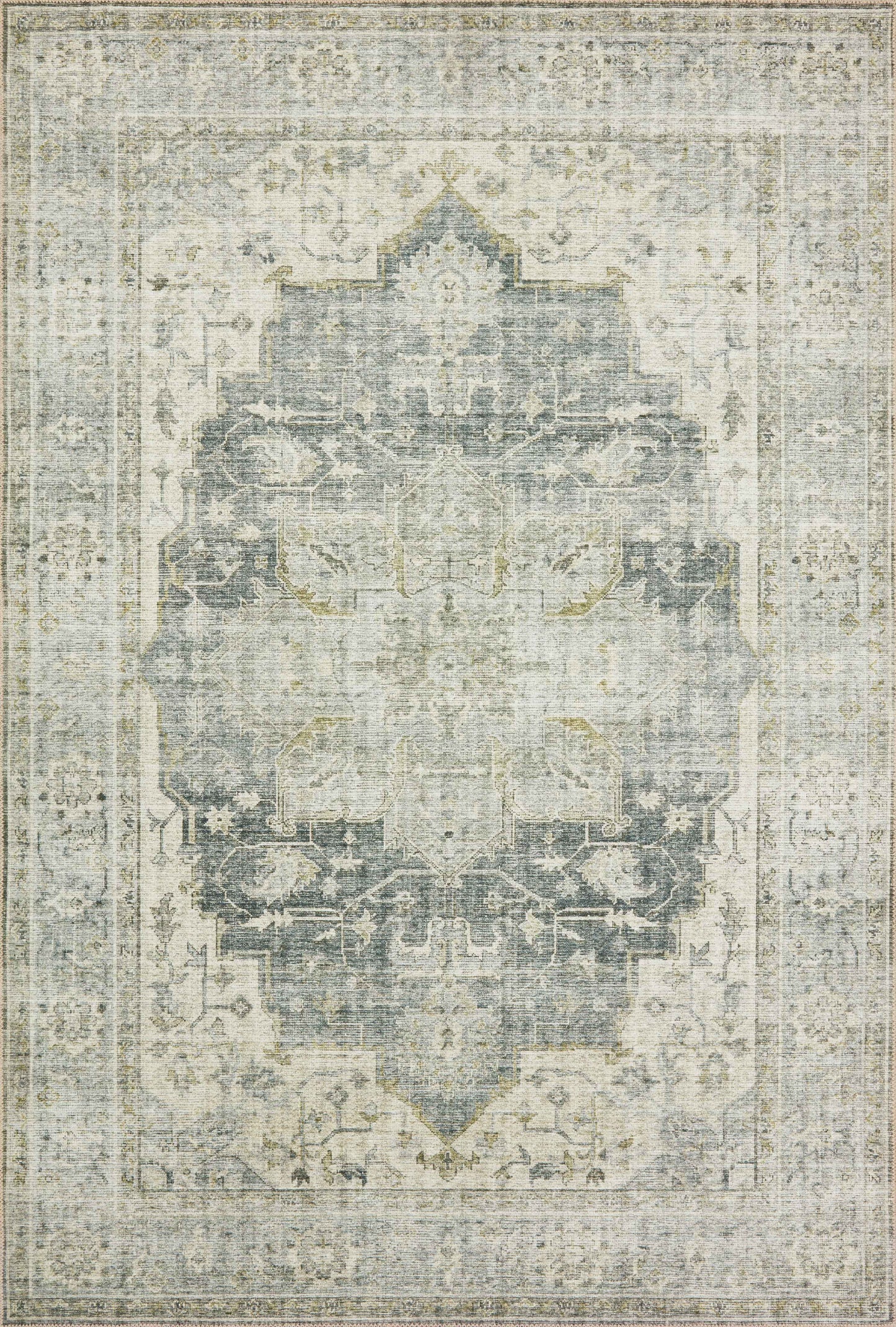 Loloi II Skye SKY-12 Charcoal Dove Traditional Power Loomed Rug