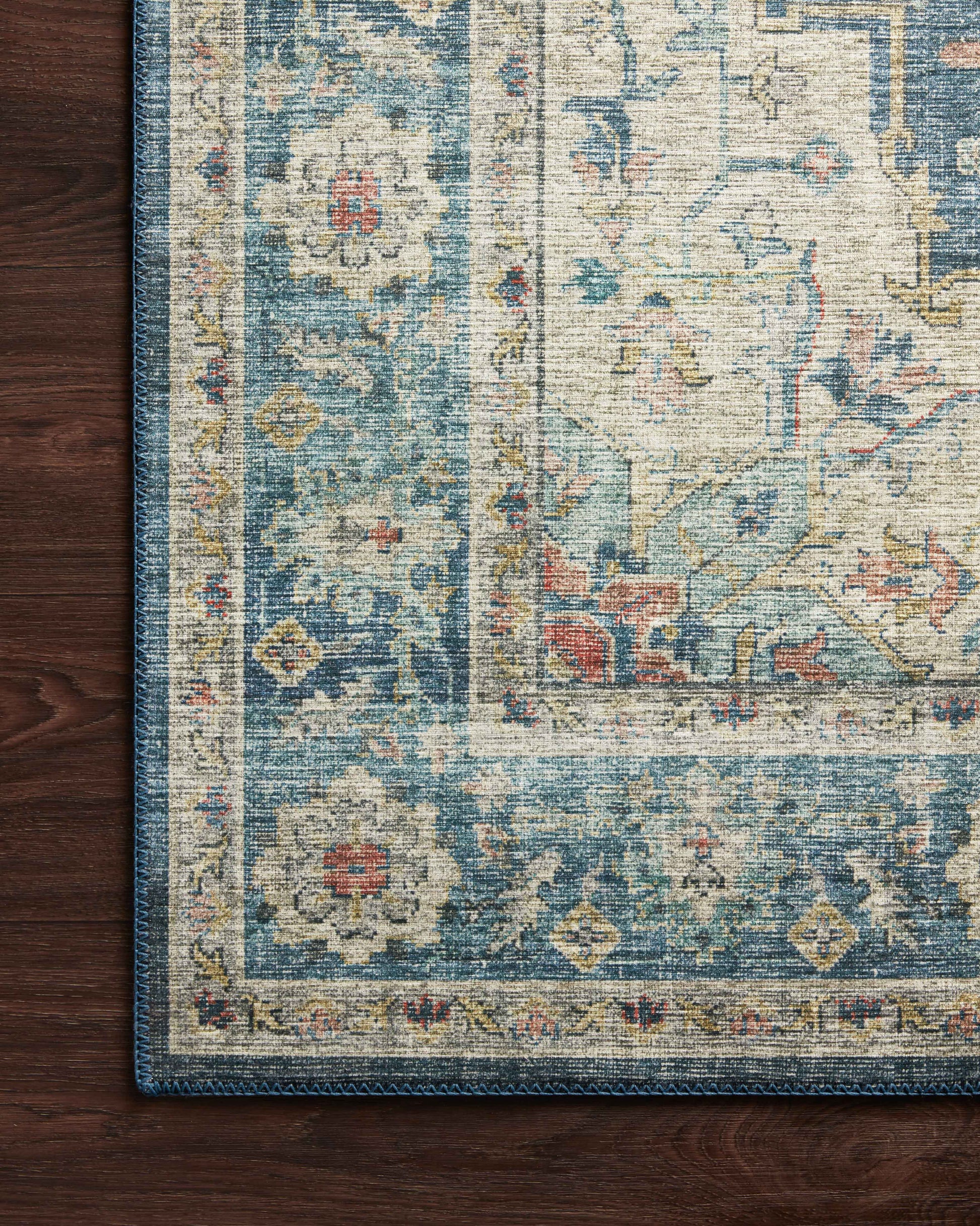 Loloi II Skye SKY-12 Ocean Multi Traditional Power Loomed Rug