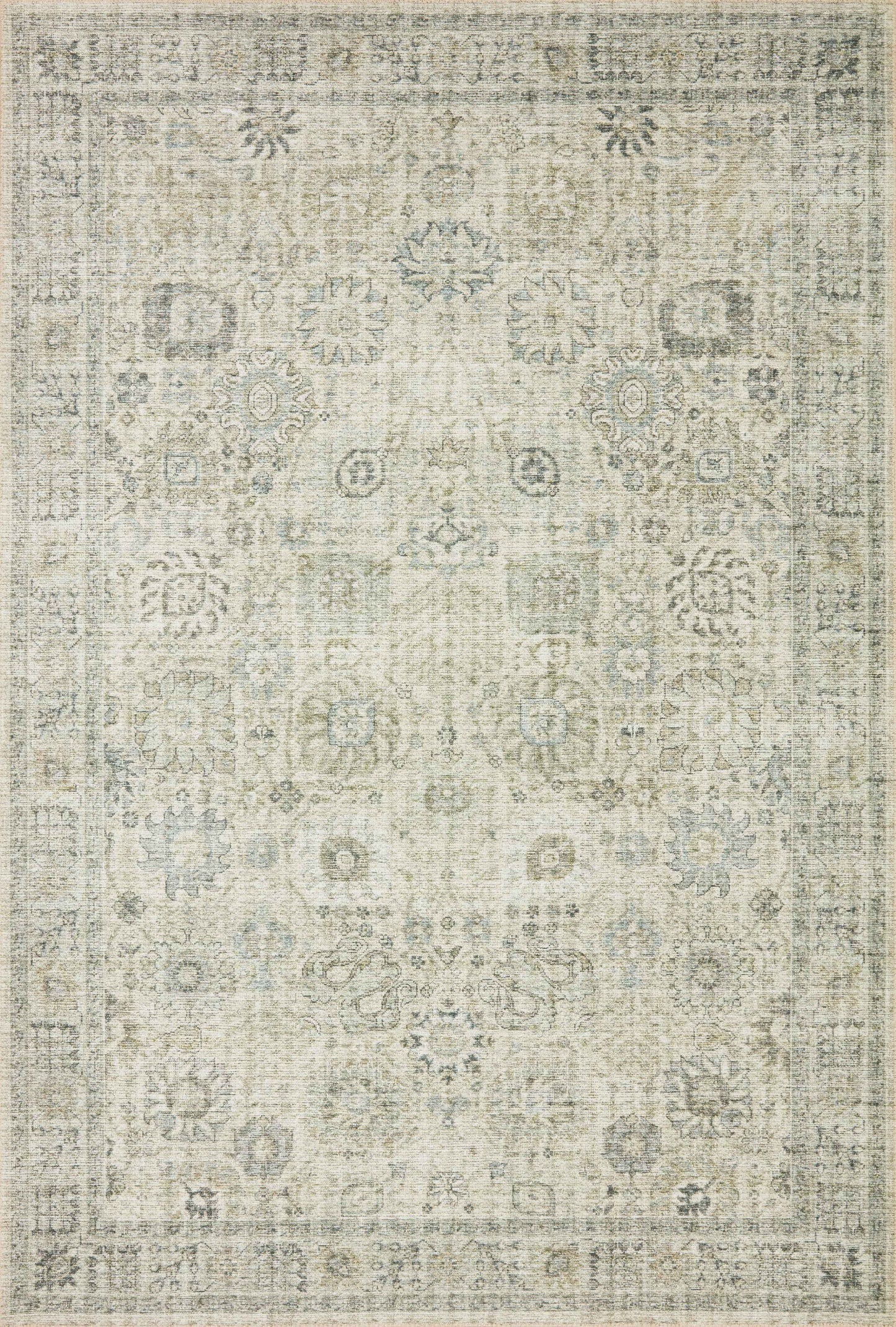 Loloi II Skye SKY-14 Natural Sage Traditional Power Loomed Rug